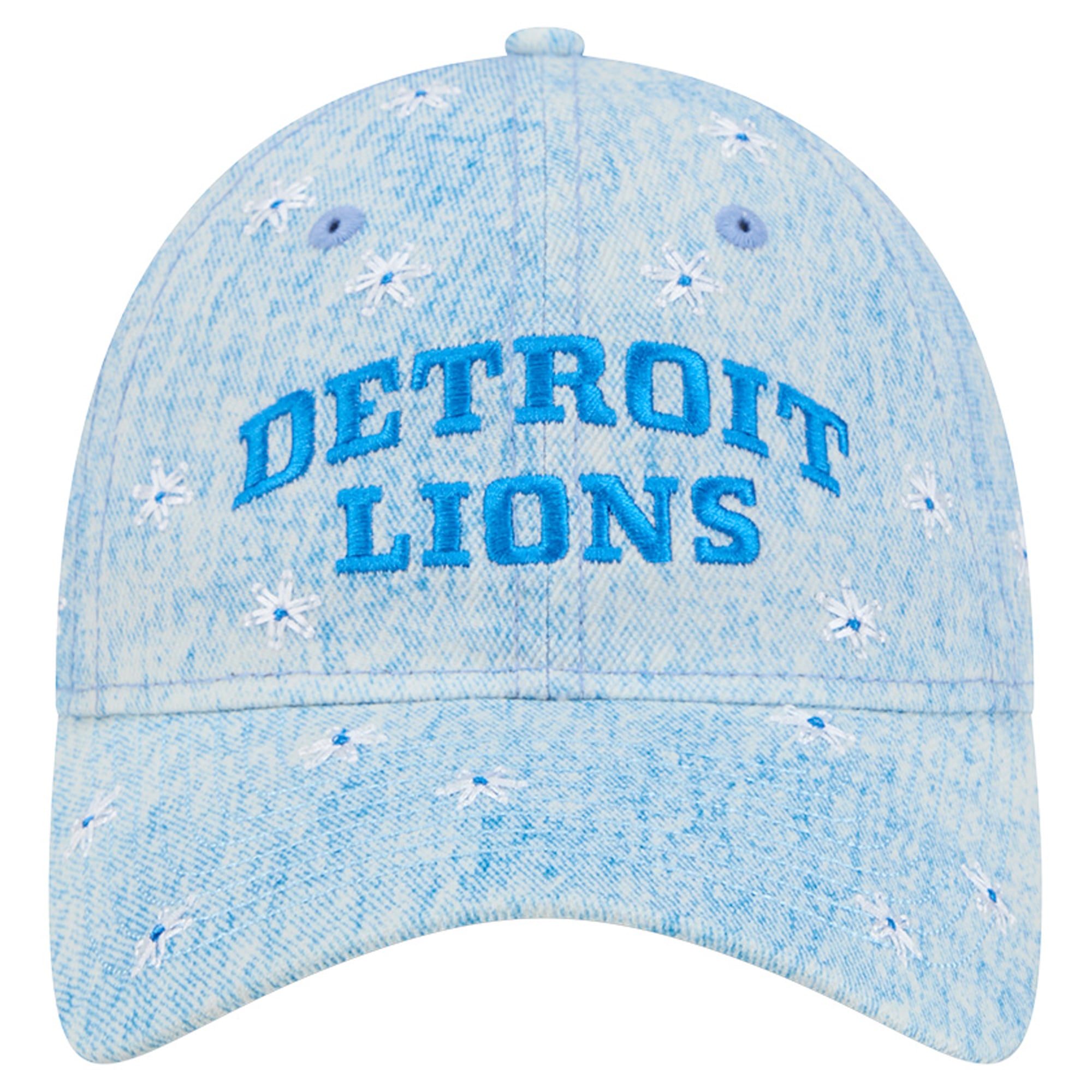 Women's New Era Denim Detroit Lions Daisy 9TWENTY Adjustable Hat