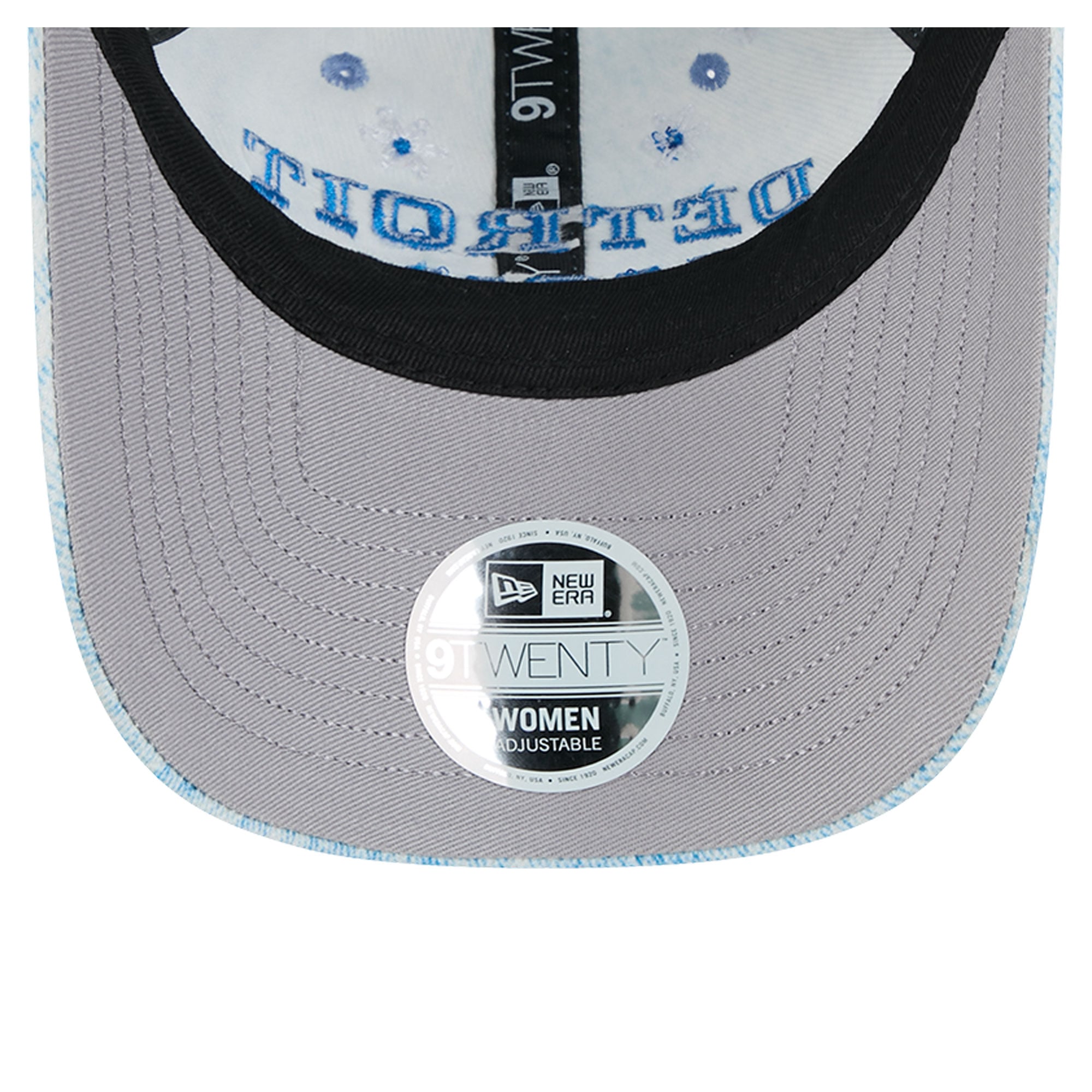 Women's New Era Denim Detroit Lions Daisy 9TWENTY Adjustable Hat