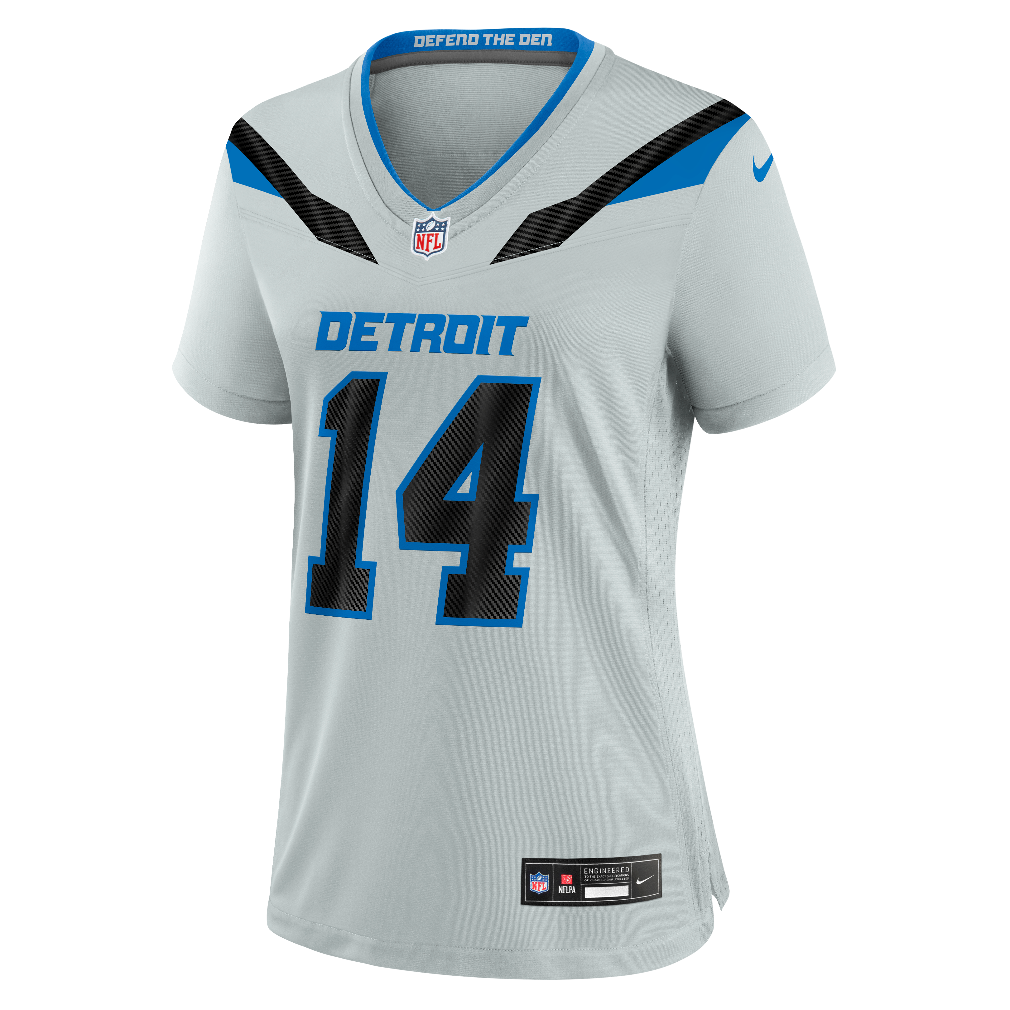 Women's Nike Amon-Ra St. Brown Silver Detroit Lions 2026 Rivalries Collection Game Jersey