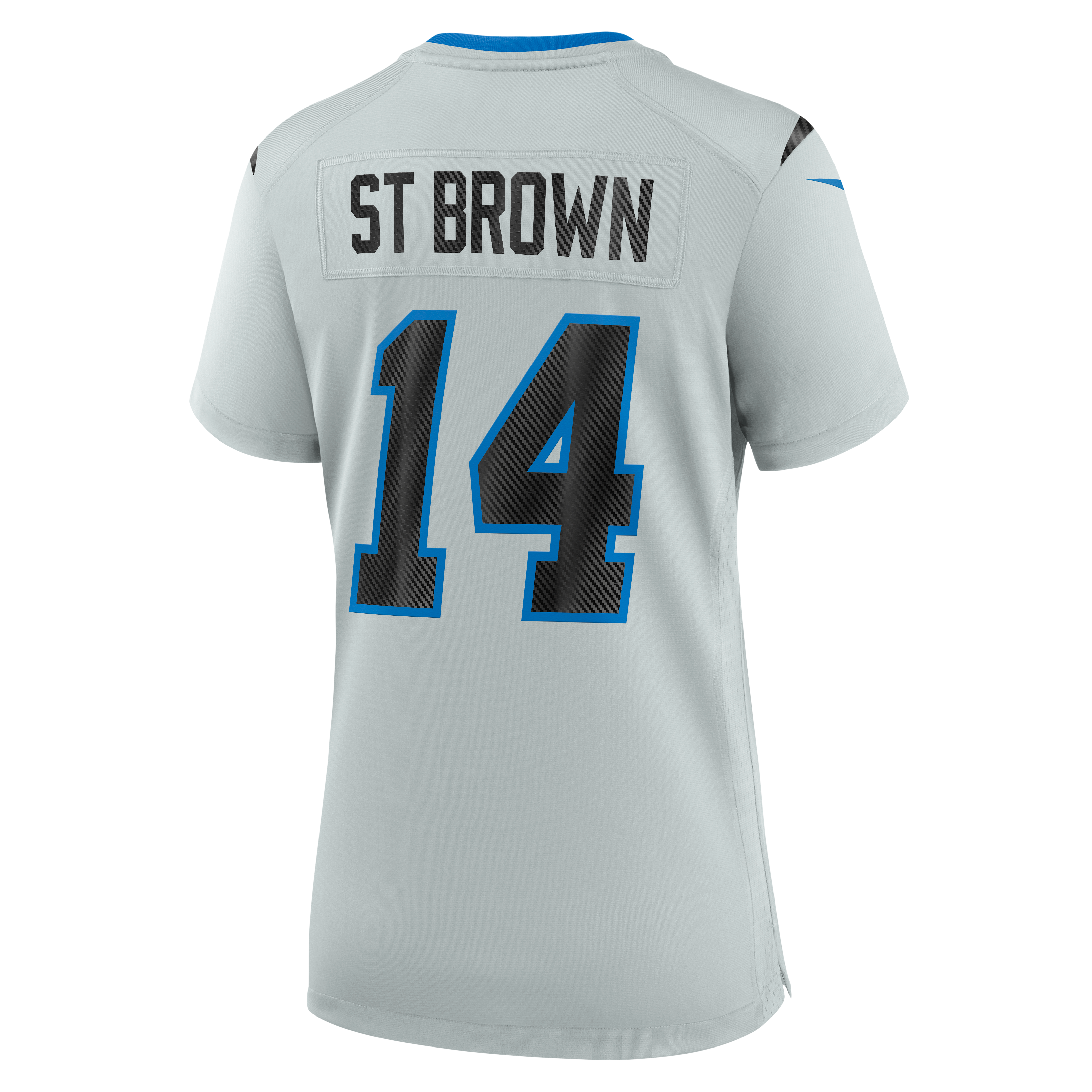 Women's Nike Amon-Ra St. Brown Silver Detroit Lions 2026 Rivalries Collection Game Jersey