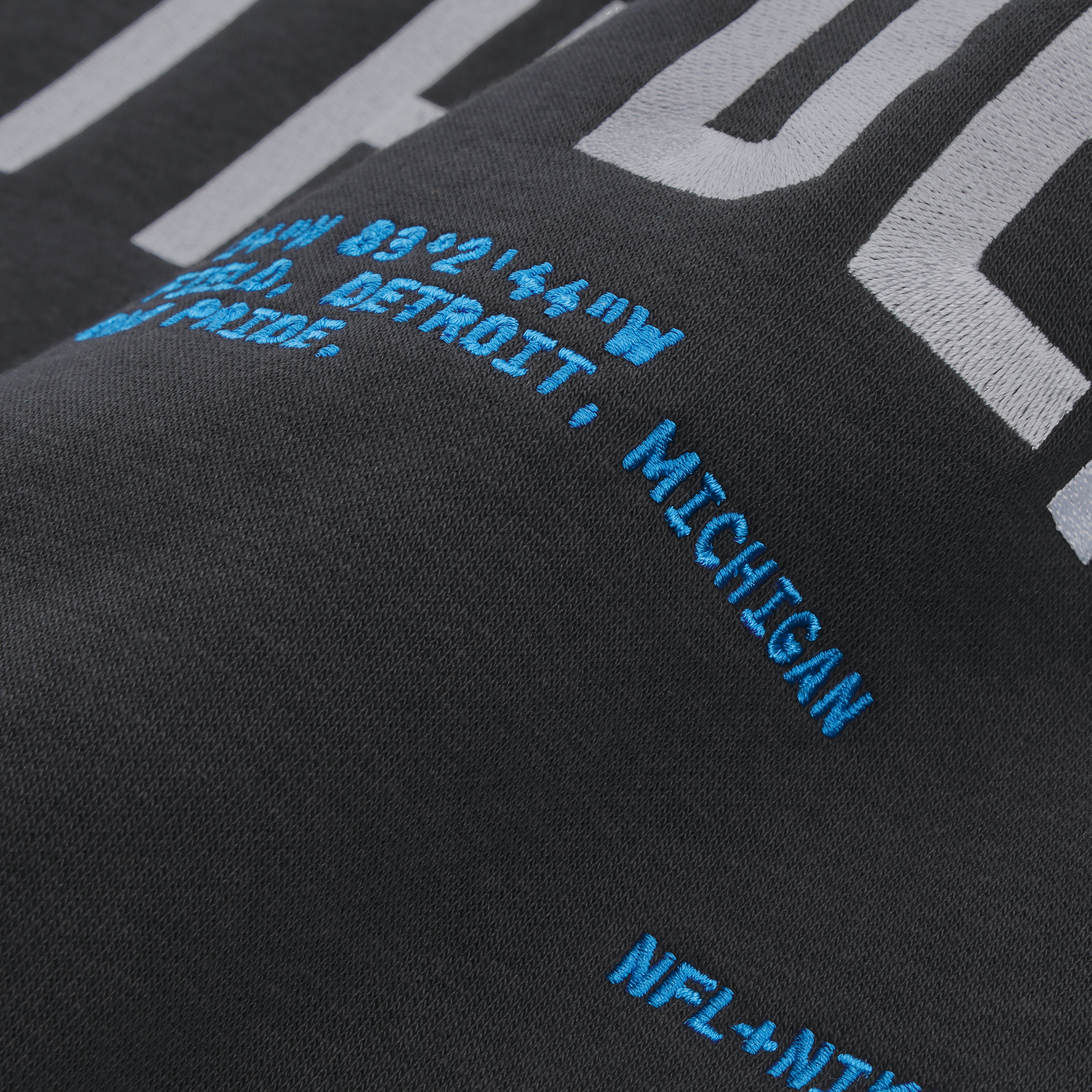 Sweat à capuche oversize Nike Detroit Lions Collection 2026 Rivalries pour femme, noir