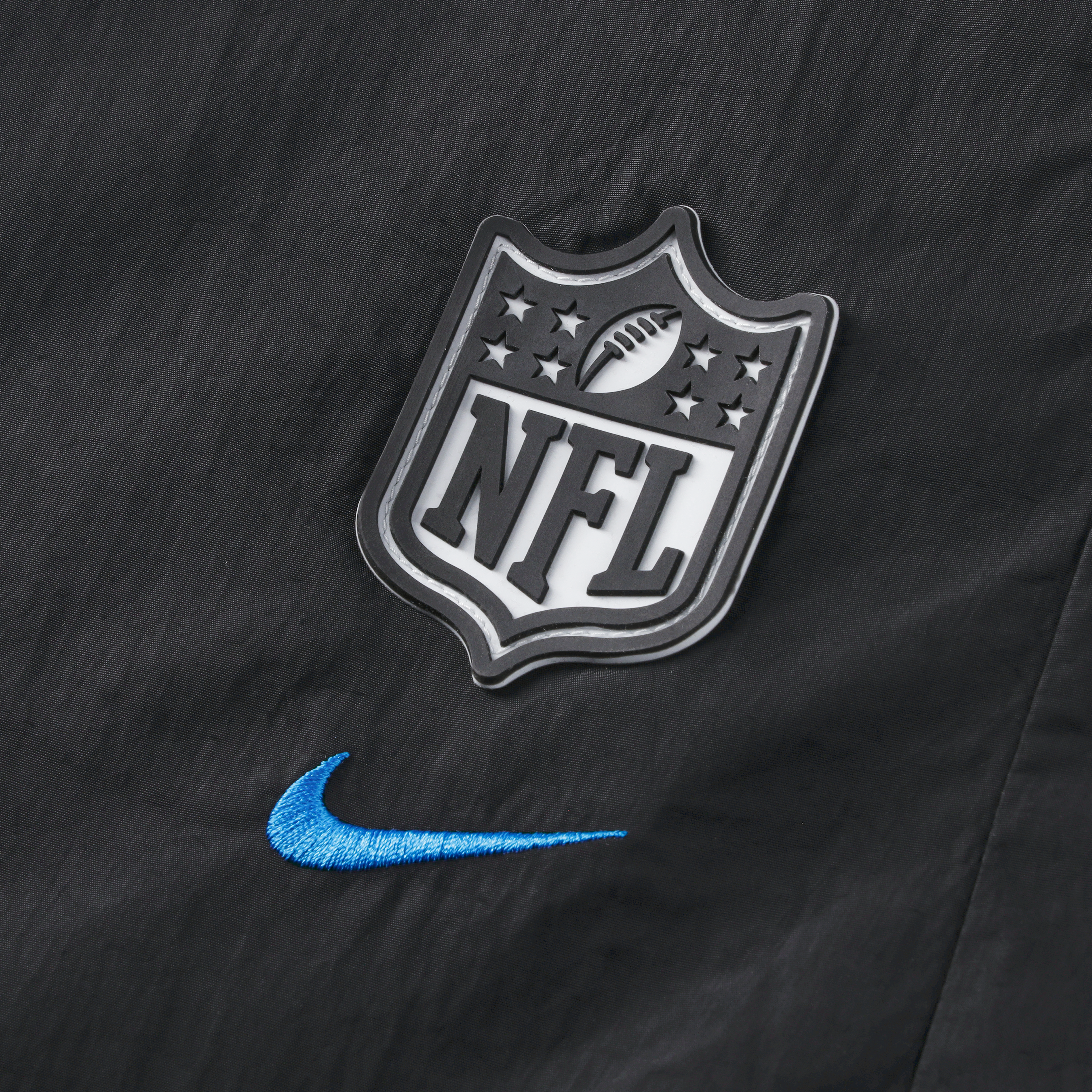 Pantalon tissé à jambes larges Nike Detroit Lions Collection 2026 Rivalries pour femme, noir