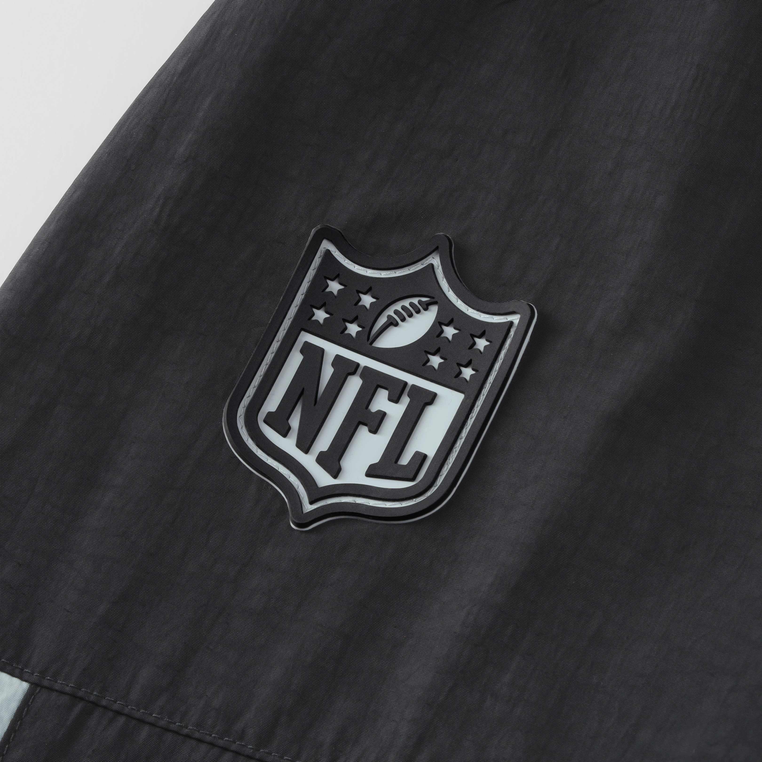 Veste zippée oversize Nike Detroit Lions Collection 2026 Rivalries pour femme, noire et grise