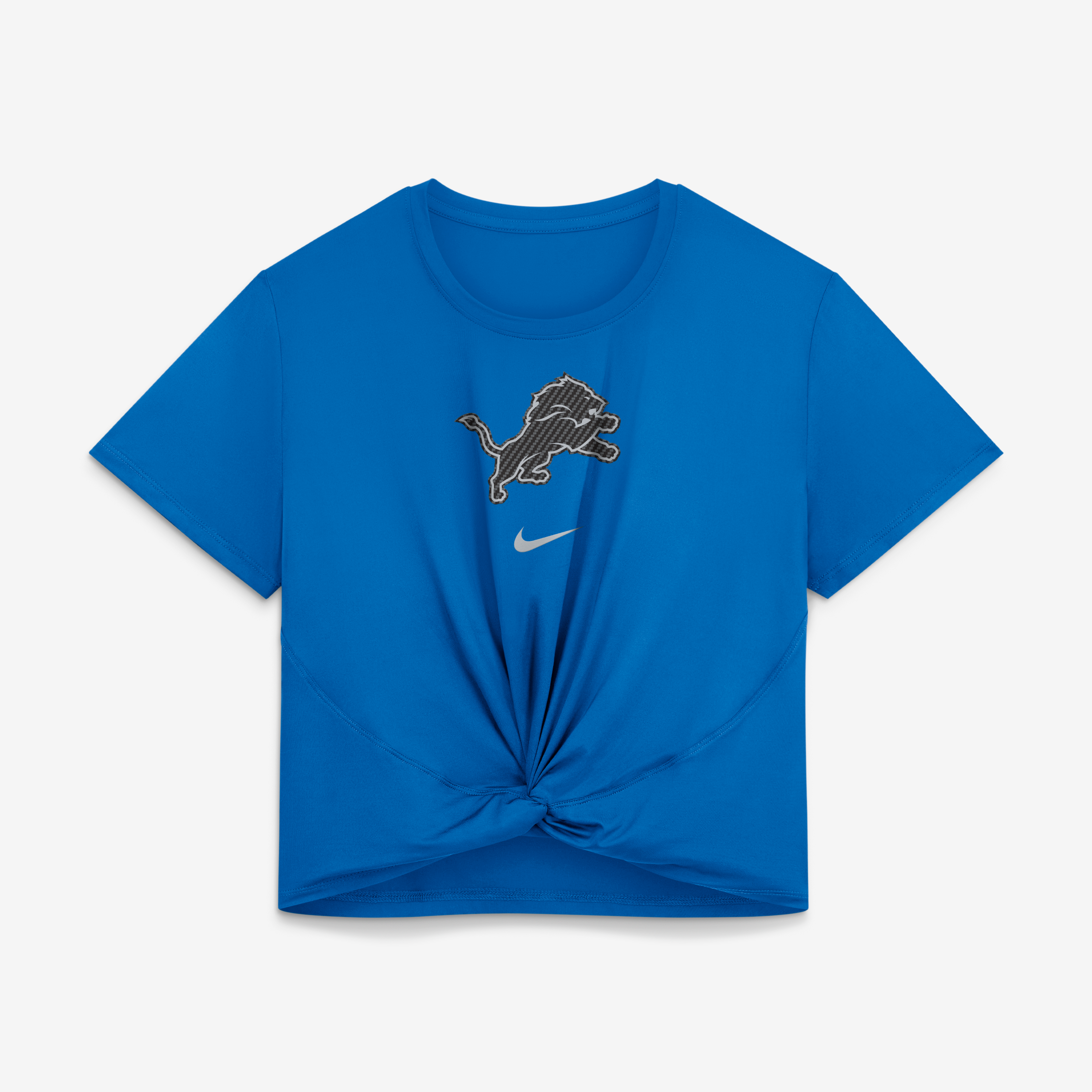 T-shirt court Nike bleu Detroit Lions Collection 2026 Rivalries Classic Twist pour femme