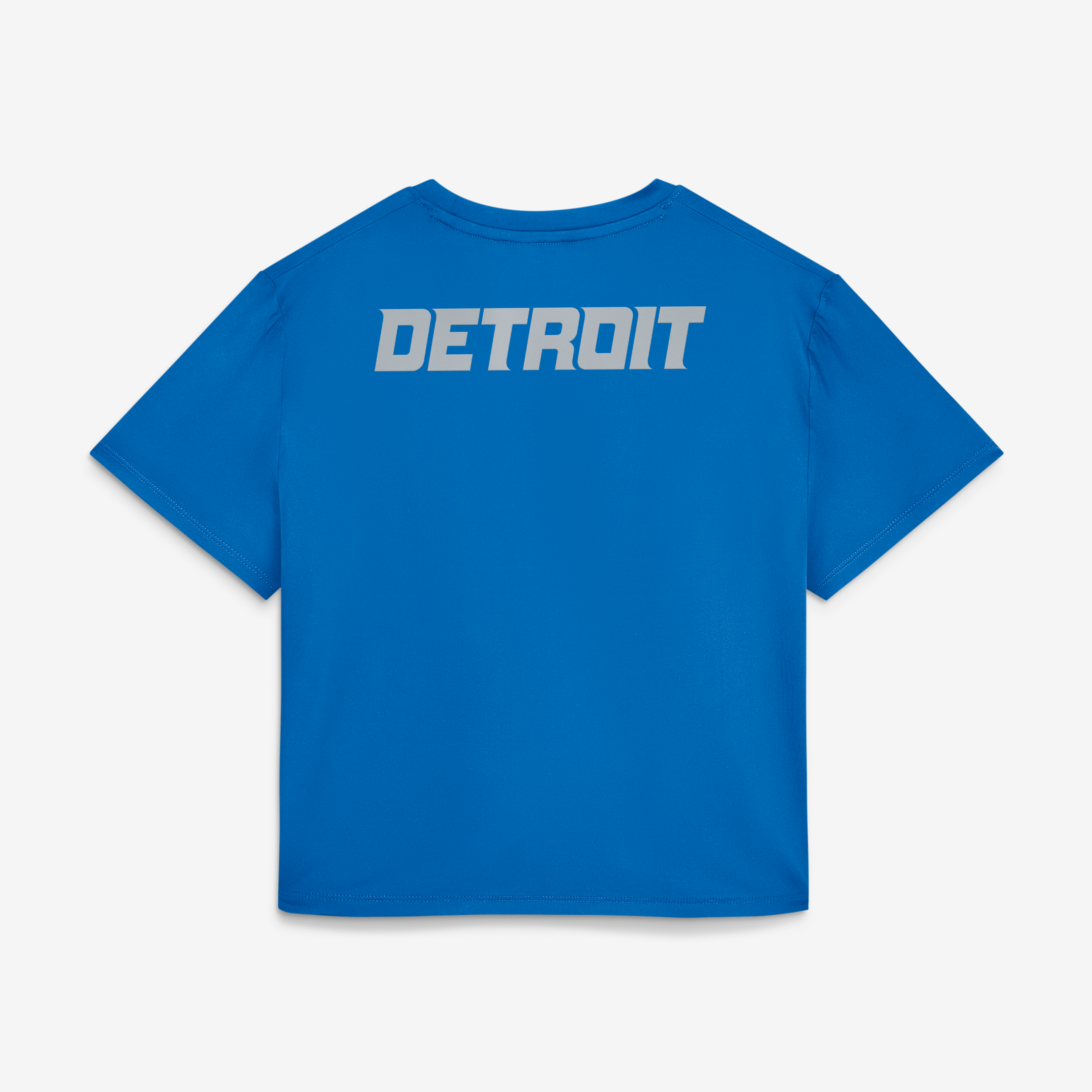 T-shirt court Nike bleu Detroit Lions Collection 2026 Rivalries Classic Twist pour femme