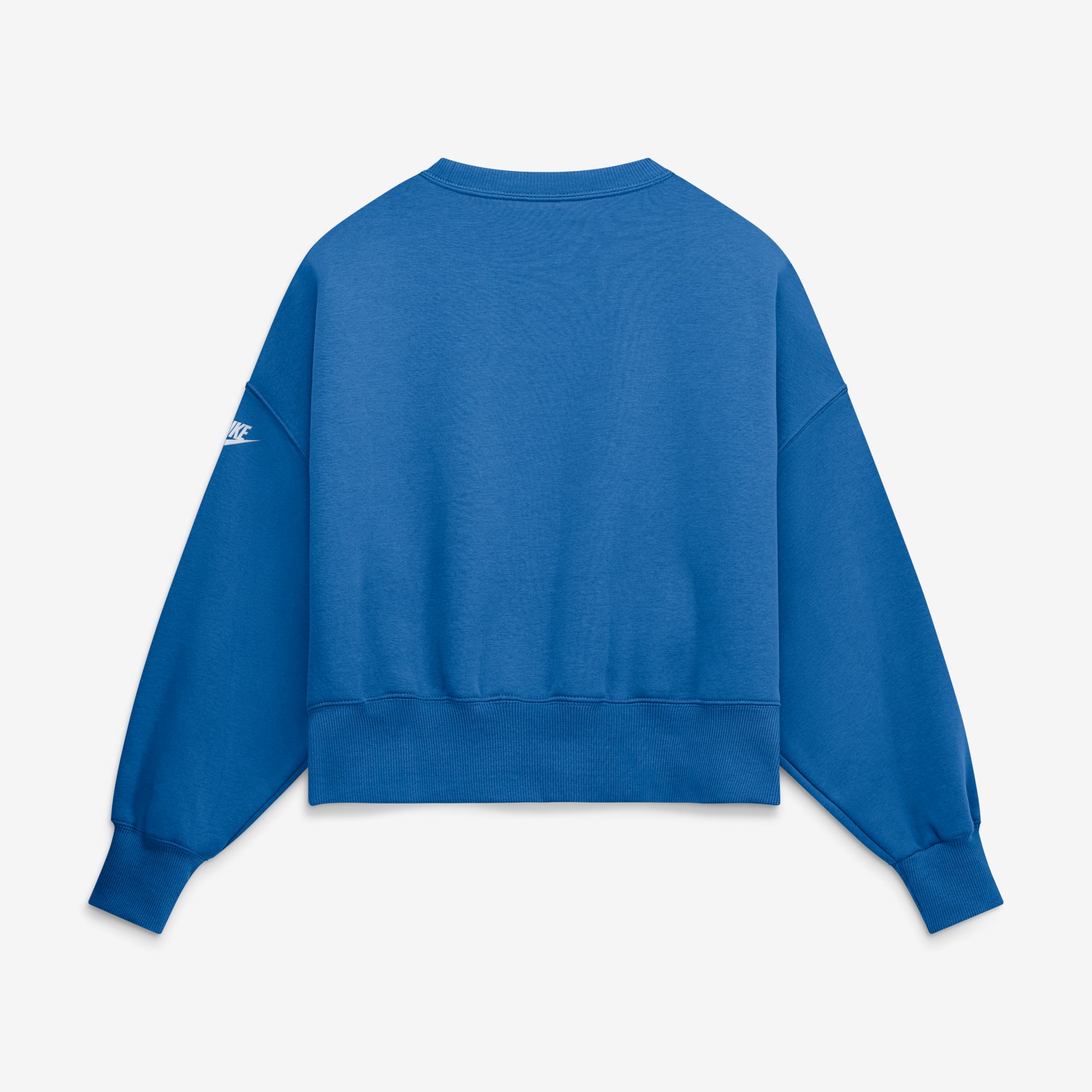 Women's Nike  Blue Detroit Lions Oversized Phoenix Fleece Sweatshirt