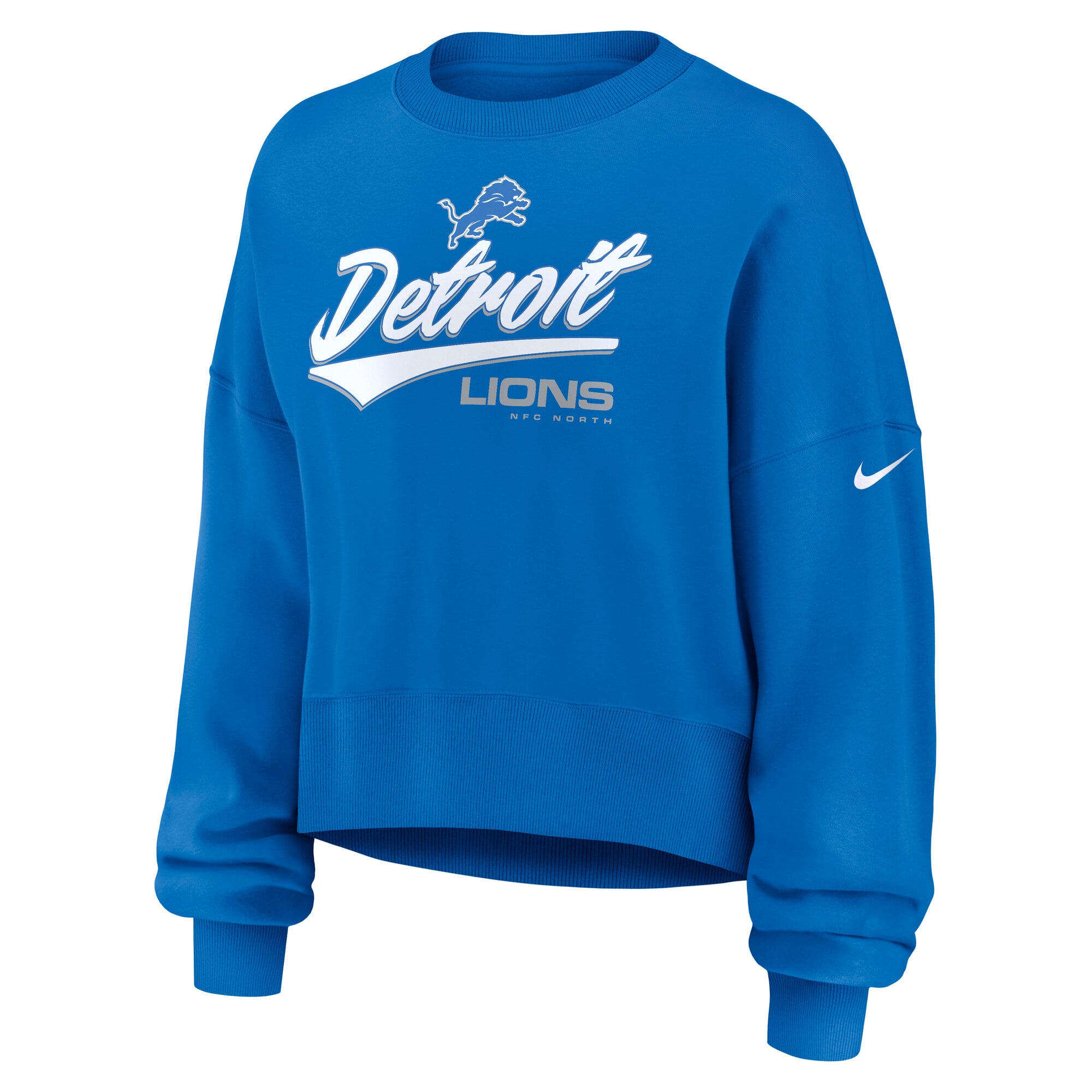 Women's Nike Detroit Lions Oversized Phoenix Fleece Sweatshirt