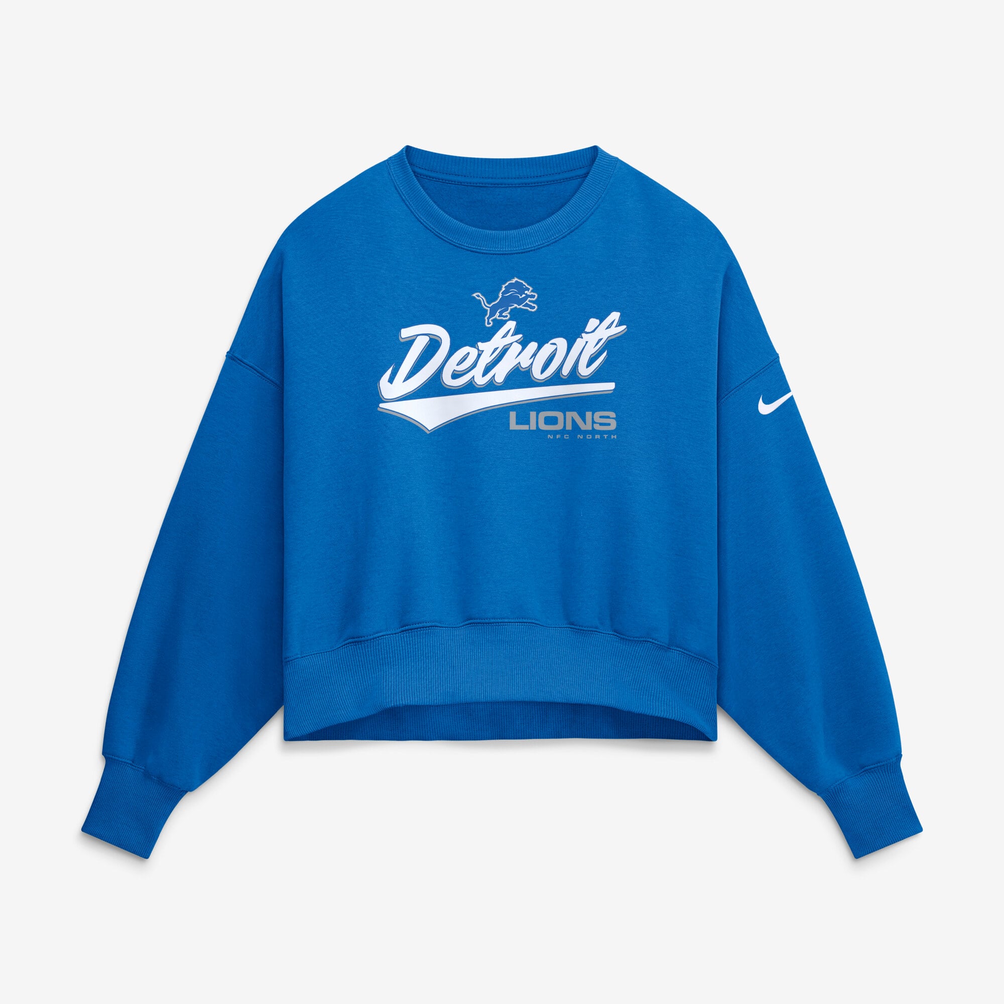 Women's Nike Detroit Lions Oversized Phoenix Fleece Sweatshirt