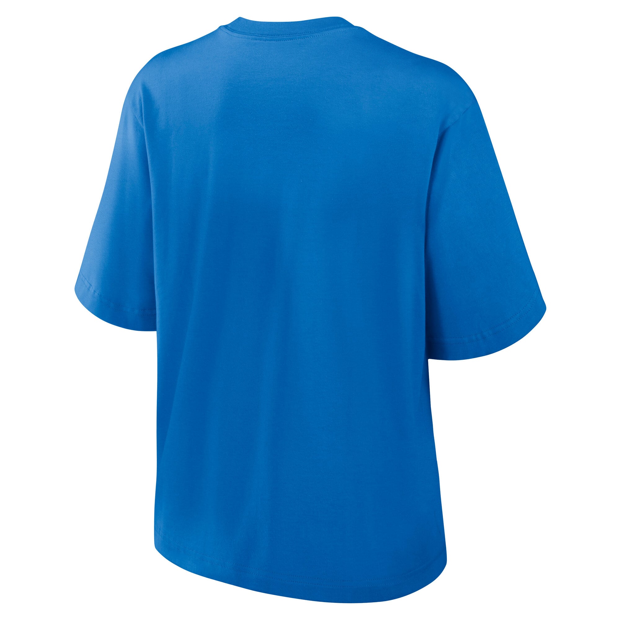 T-shirt ample et carré Nike Detroit Lions Primetime Premium Essential bleu pour femme