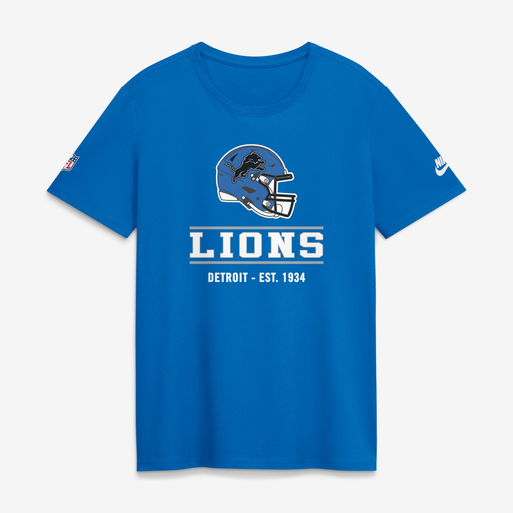 Women's Nike Blue Detroit Lions Sideline Alt Dri-FIT T-Shirt