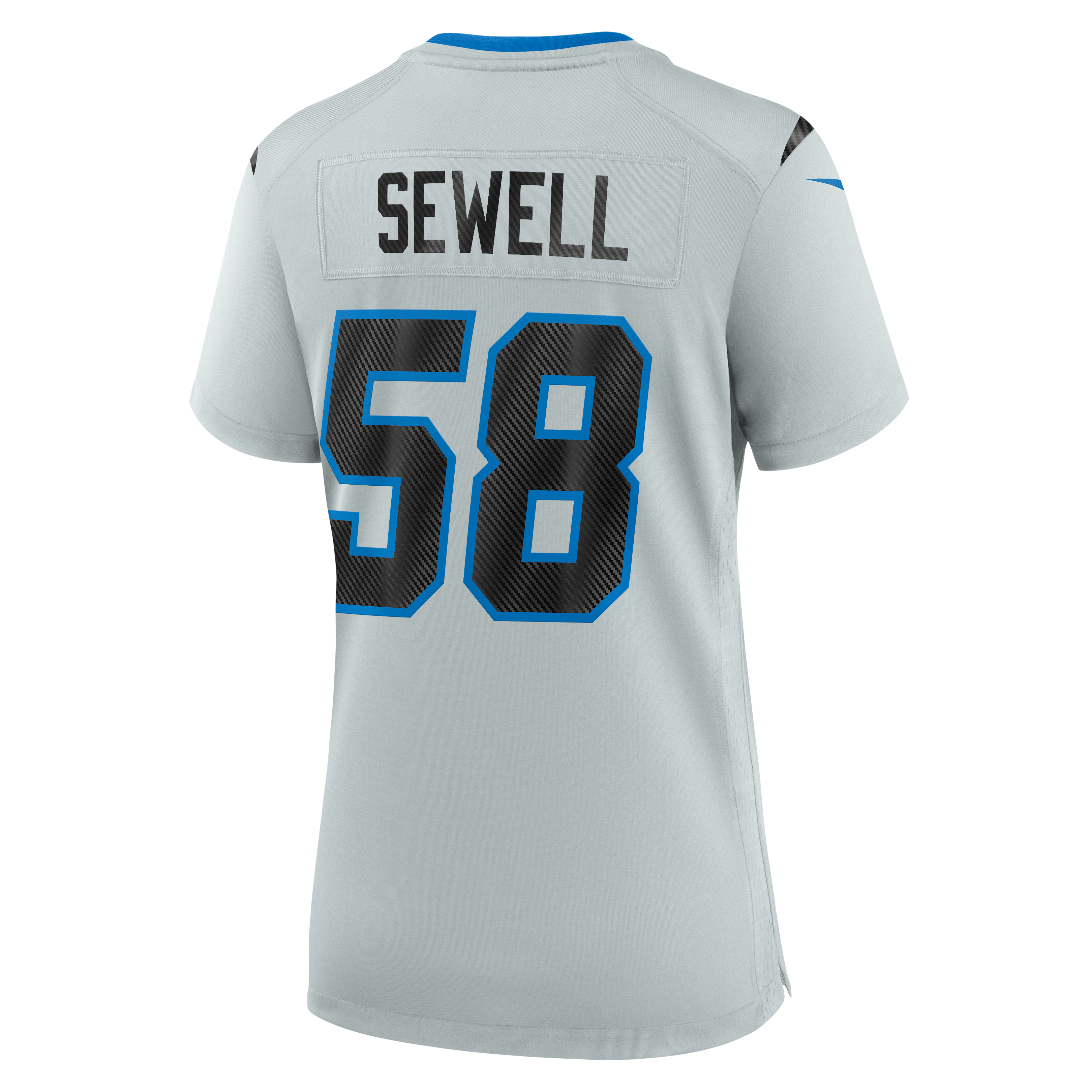 Women's Nike Penei Sewell Silver Detroit Lions 2026 Rivalries Collection Game Jersey