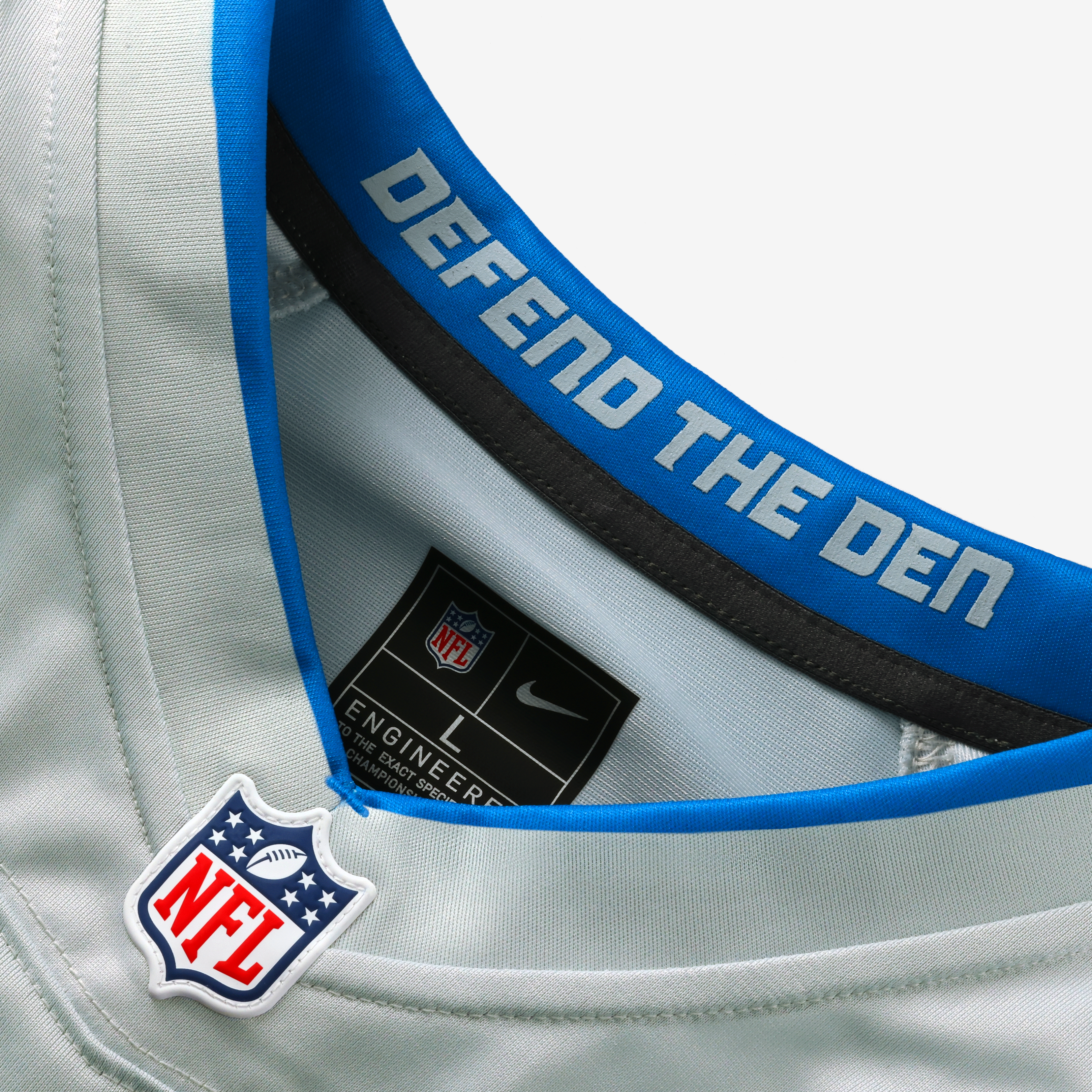 Women's Nike Sam LaPorta Silver Detroit Lions 2026 Rivalries Collection Game Jersey