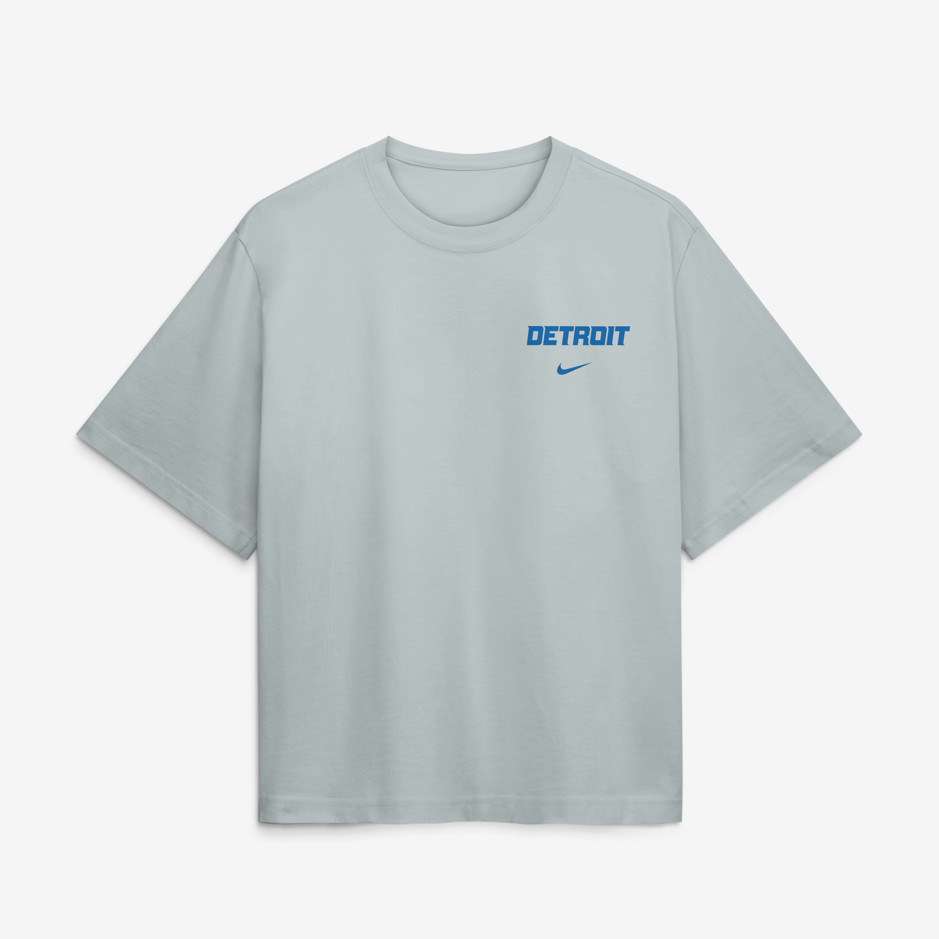 Women's Nike Silver Detroit Lions 2026 Rivalries Collection Boxy T-Shirt