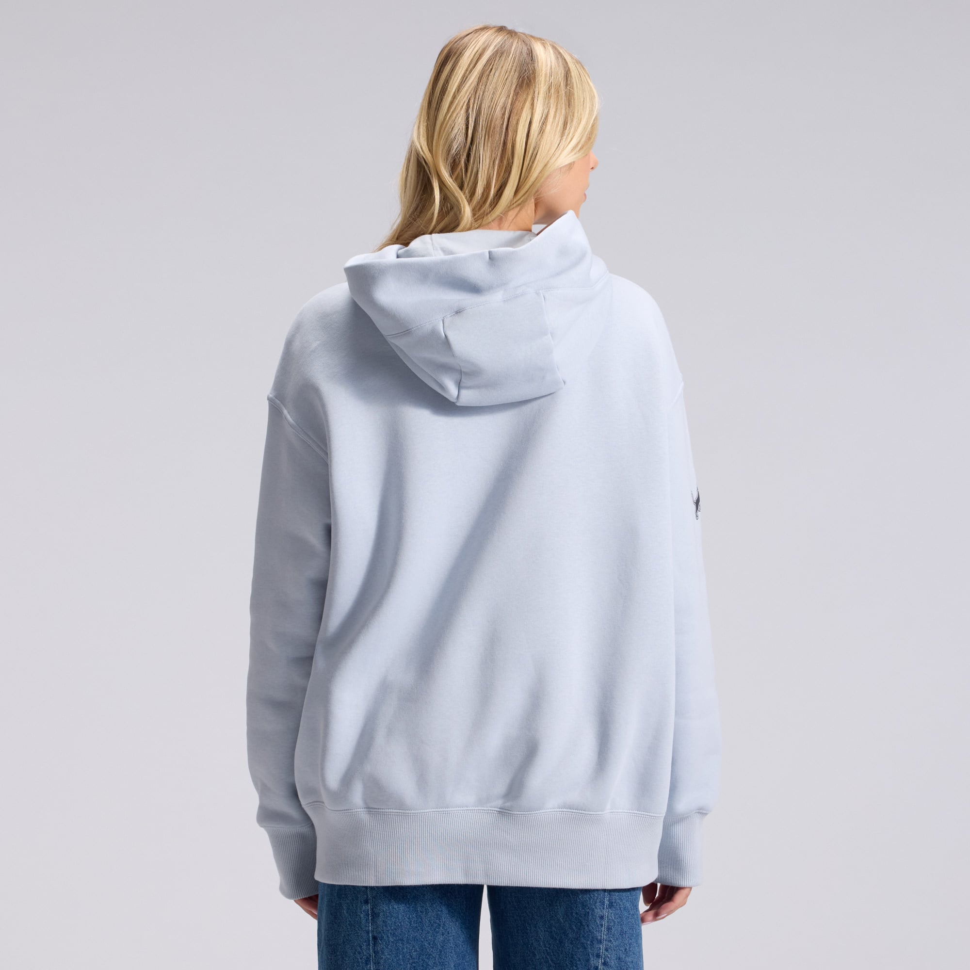 Women's Nike Silver Detroit Lions 2026 Rivalries Collection Oversized Pullover Hoodie