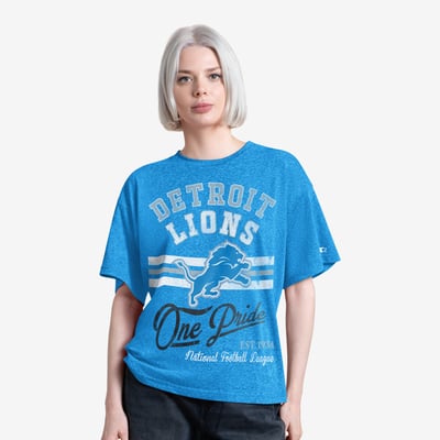 T-shirt Detroit Lions Starter pour femme - Bleu
