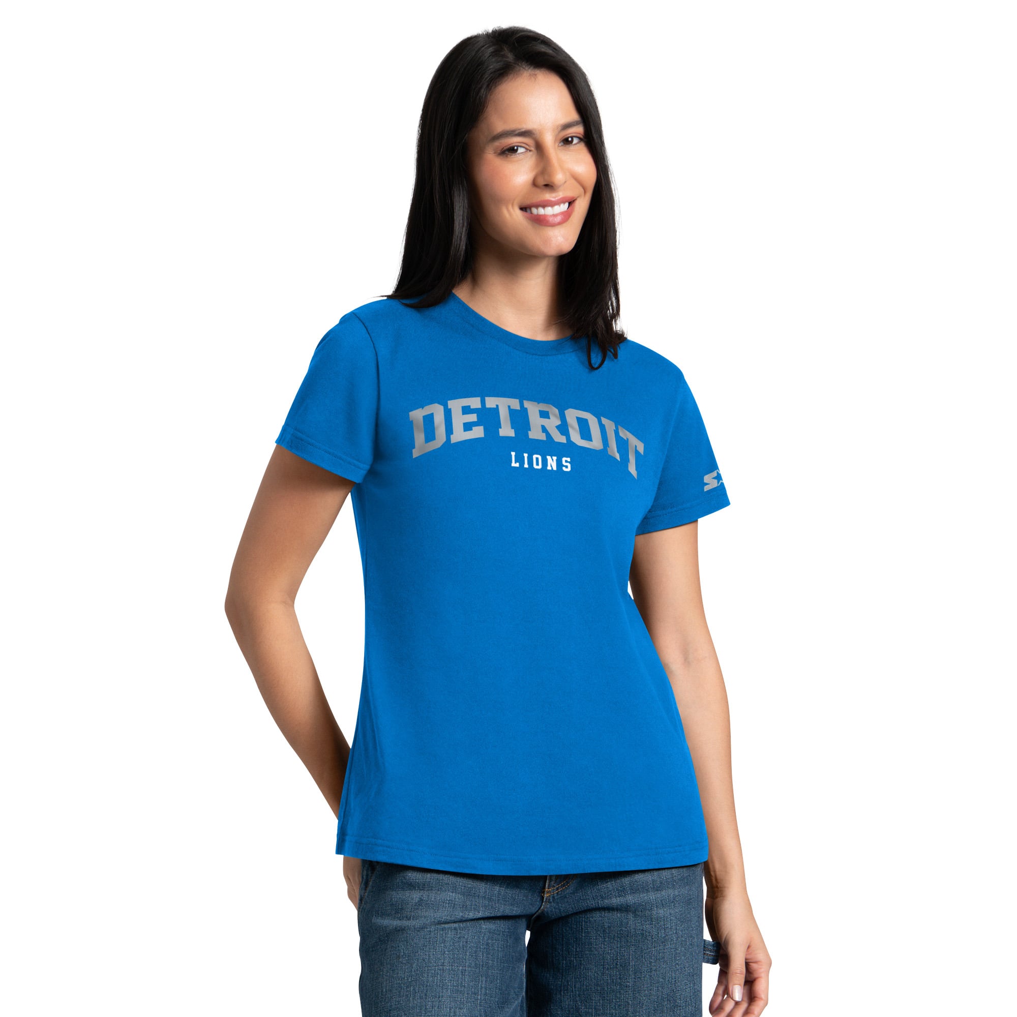 Ensemble de t-shirts Detroit Lions bleu/argent pour femmes
