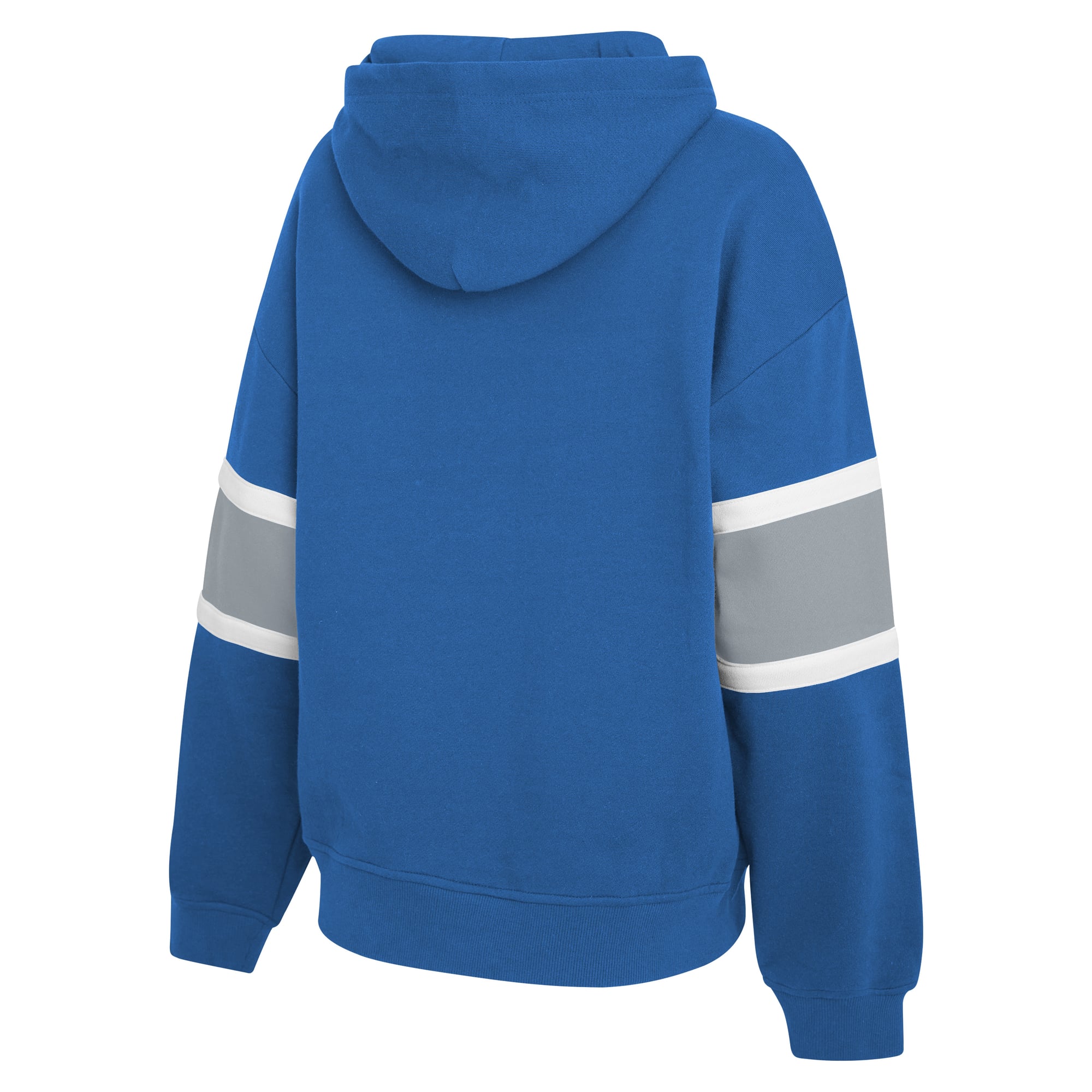 Sweat à capuche rayé bleu Detroit Lions pour femme de la marque WEAR by Erin Andrews