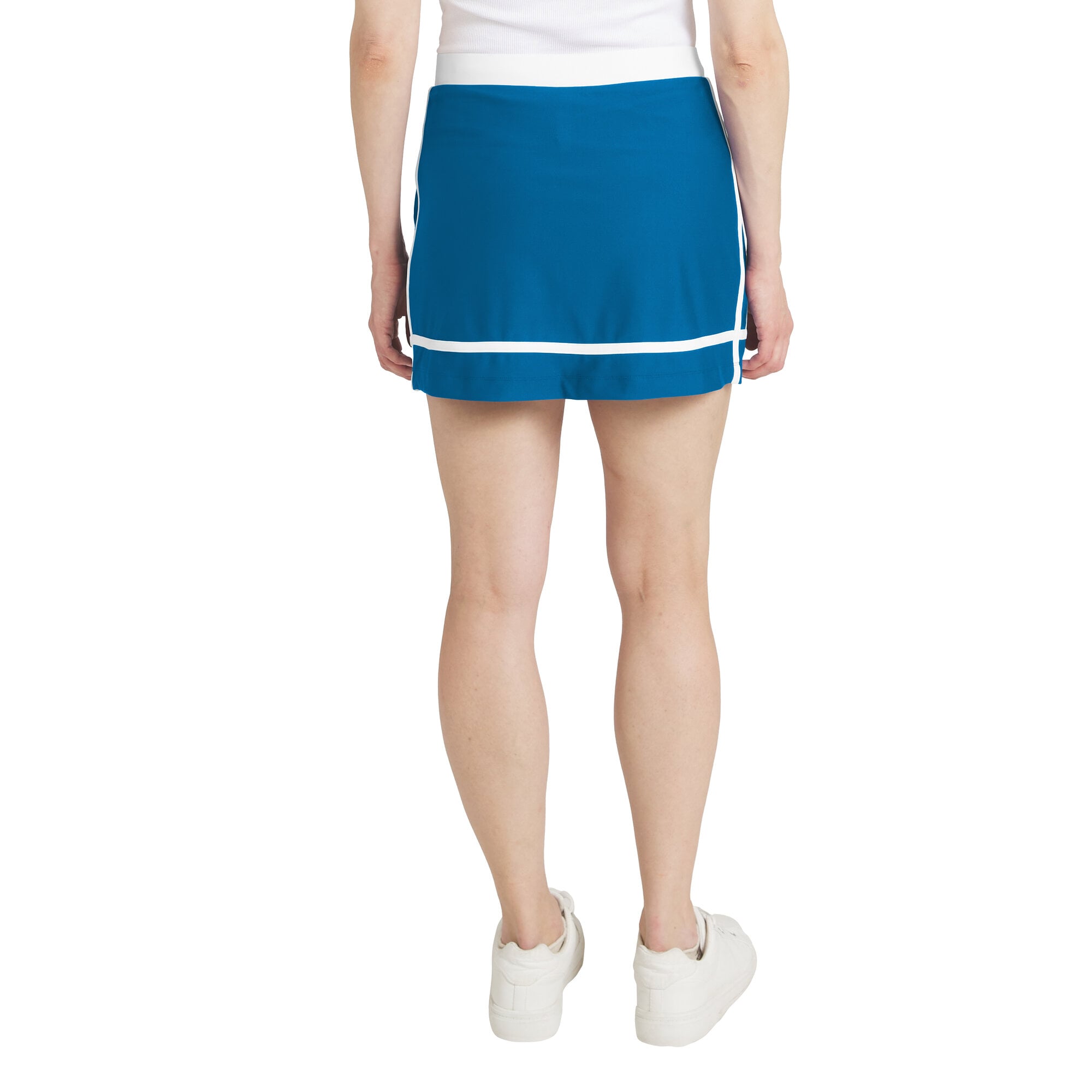 Women's WEAR by Erin Andrews Blue Detroit Lions Stripe Skort