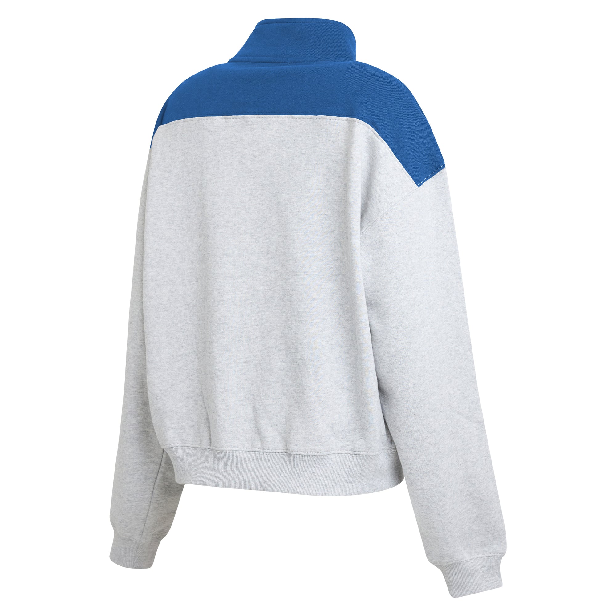 Pull à demi-zip Detroit Lions gris chiné pour femme de la marque WEAR by Erin Andrews