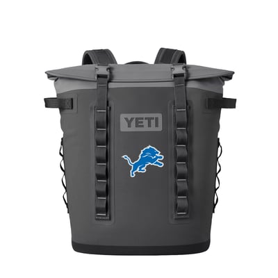 Detroit Lions YETI Hopper M20 Soft Cooler Backpack - Charcoal