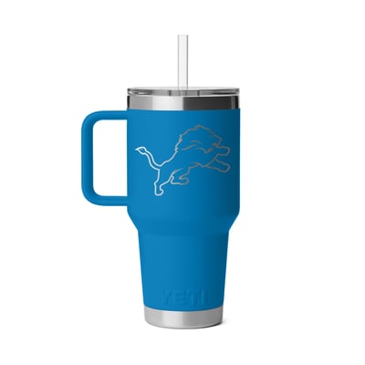 Detroit Lions YETI 35oz. Rambler 2.0 Straw Mug