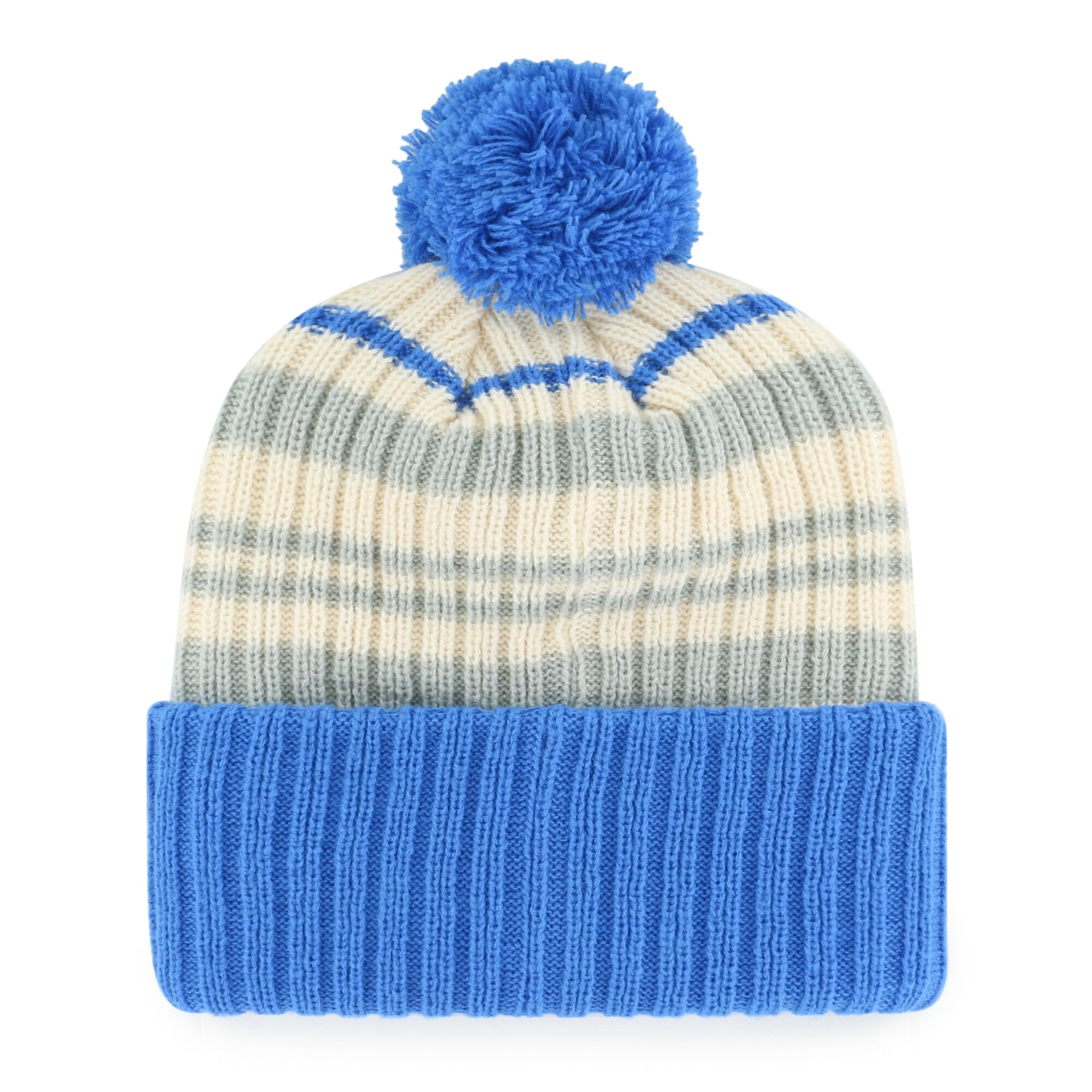 Youth '47  Blue Detroit Lions Snow Fort Cuffed Knit Hat