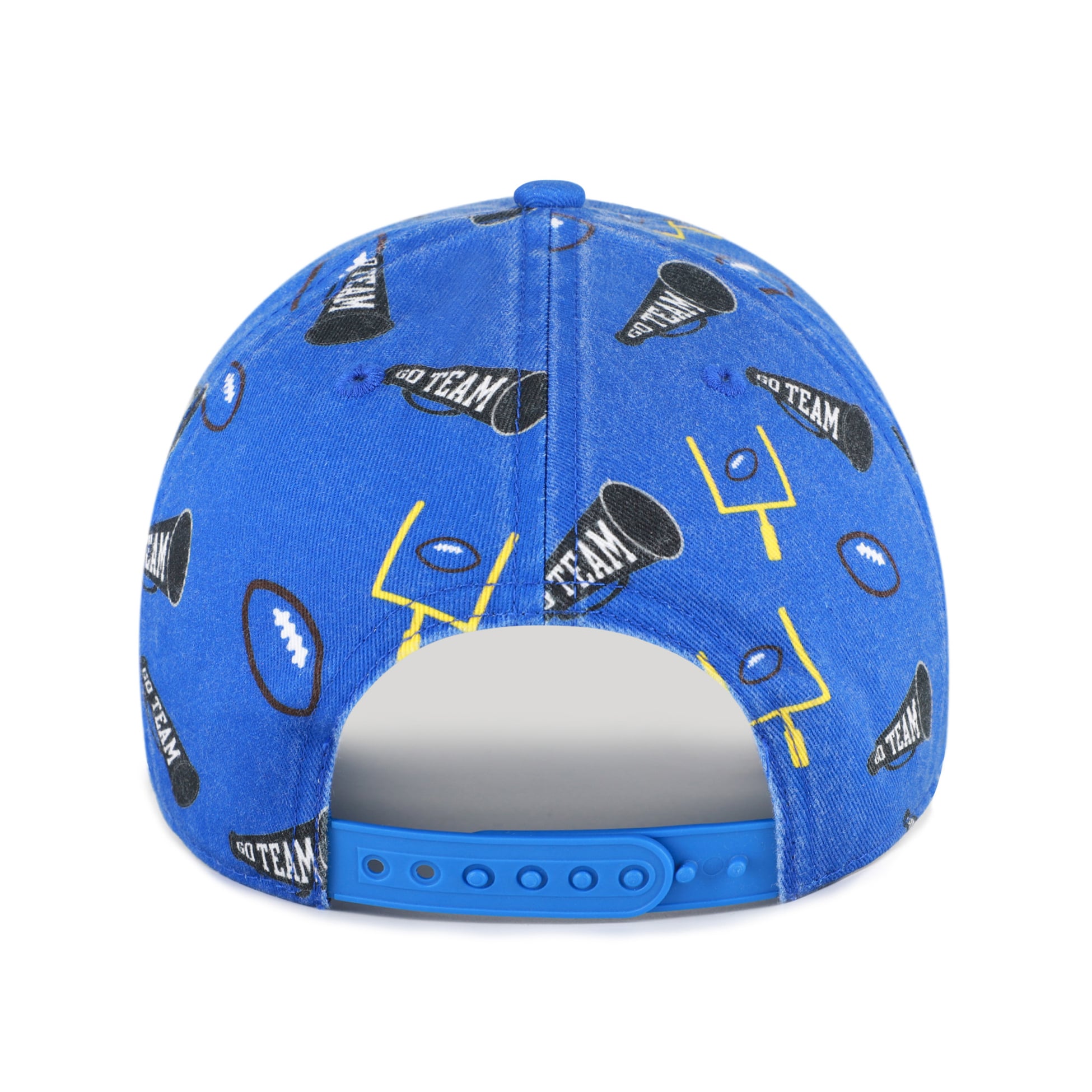 Youth '47 Blue Detroit Lions Stomping Ground Clean Up Adjustable Hat