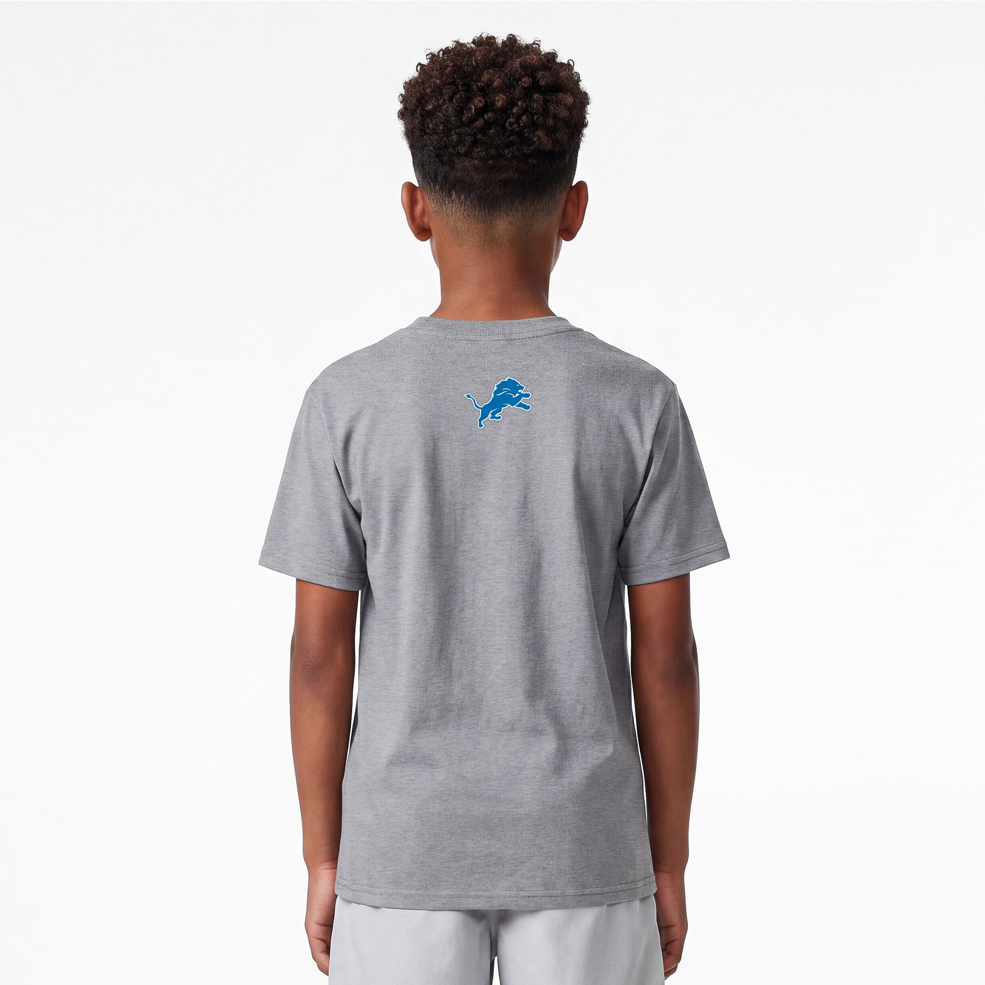 T-shirt Simba Detroit Lions gris chiné Disney x Champion pour enfant
