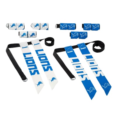 Detroit Lions Franklin Sports Youth NFL Flag Football Set