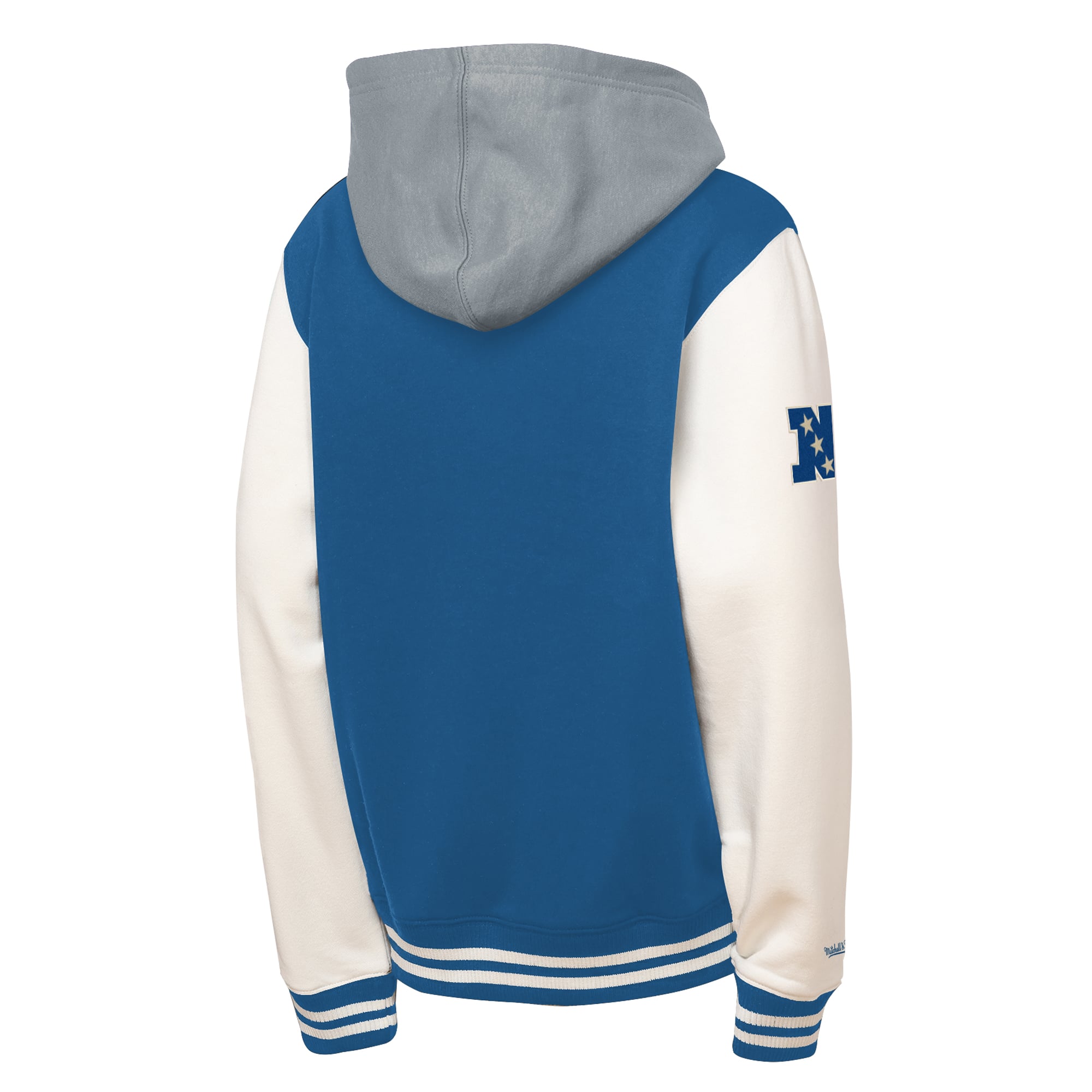 Veste polaire Mitchell & Ness bleue Detroit Lions pour enfant