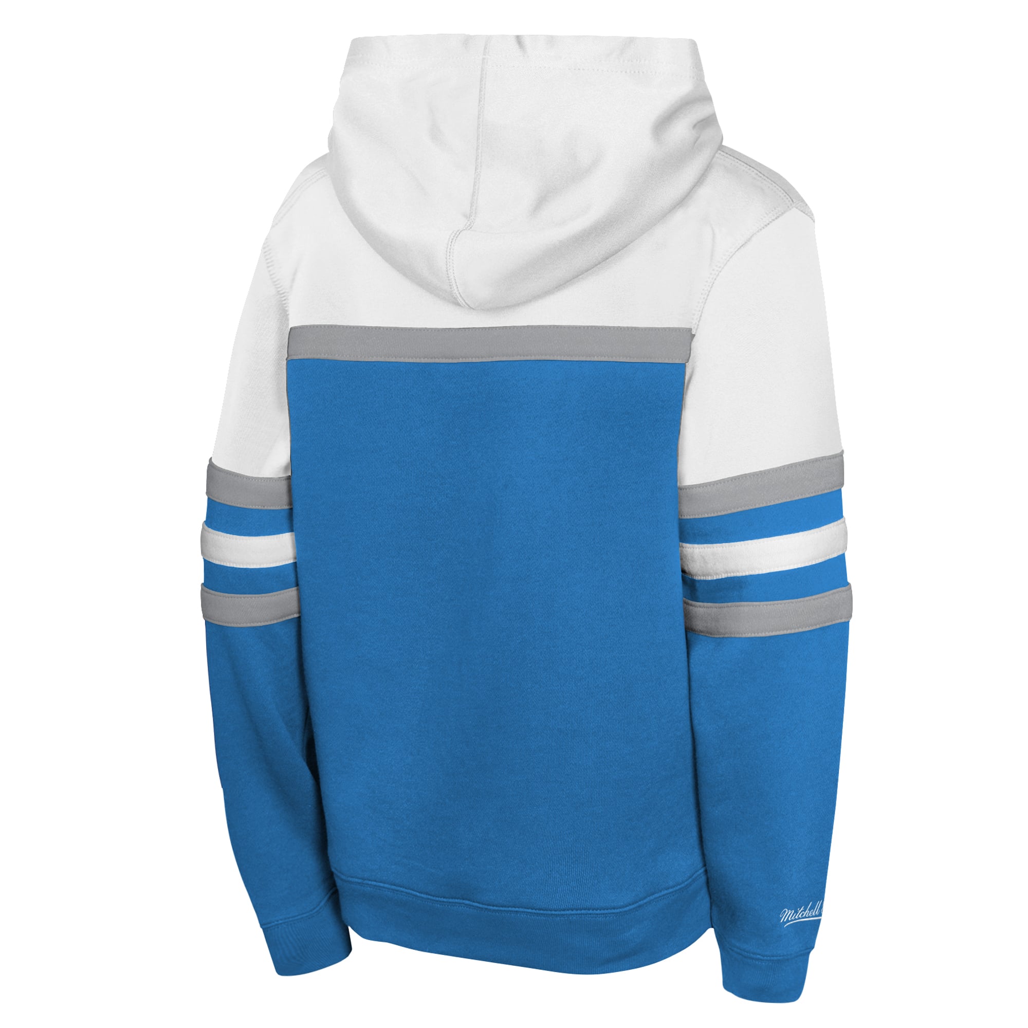 Youth Mitchell & Ness  Blue Detroit Lions Head Coach Hoodie