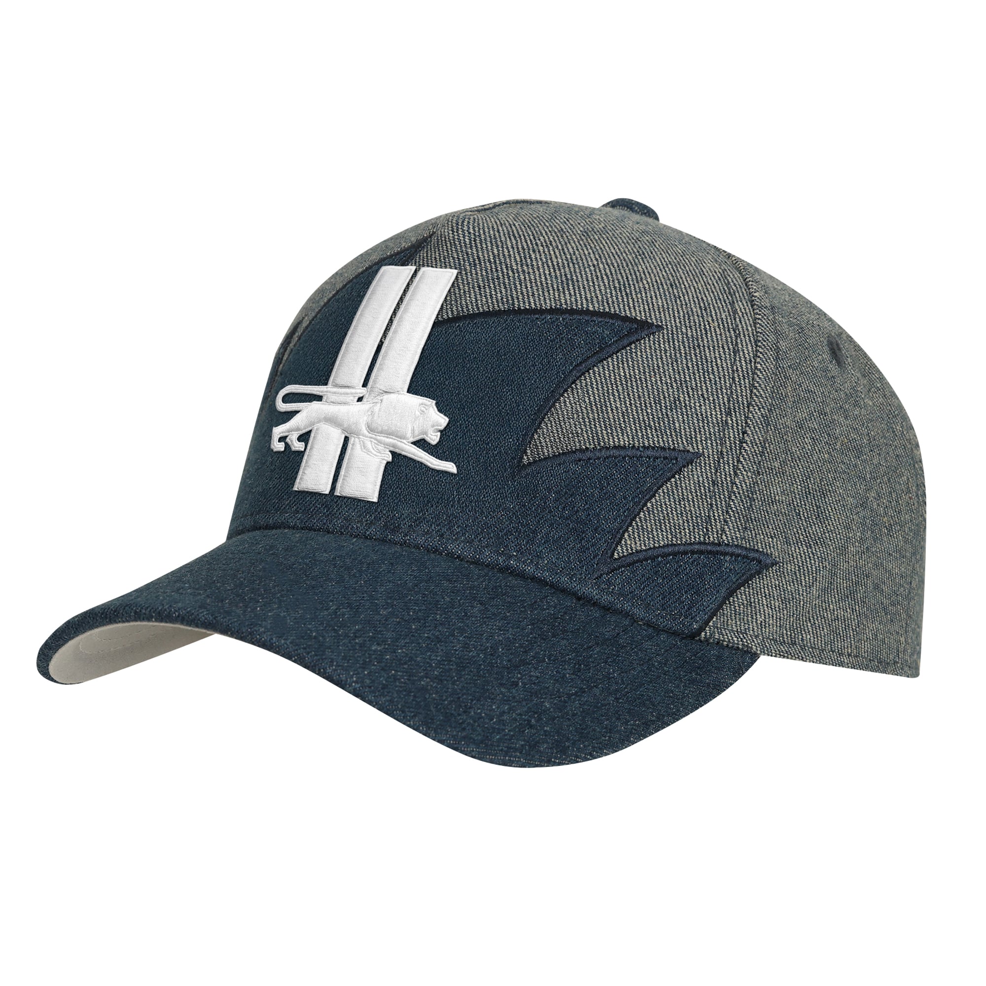 Youth Mitchell & Ness Denim Detroit Lions Sharktooth Pro Pinch Snapback Hat