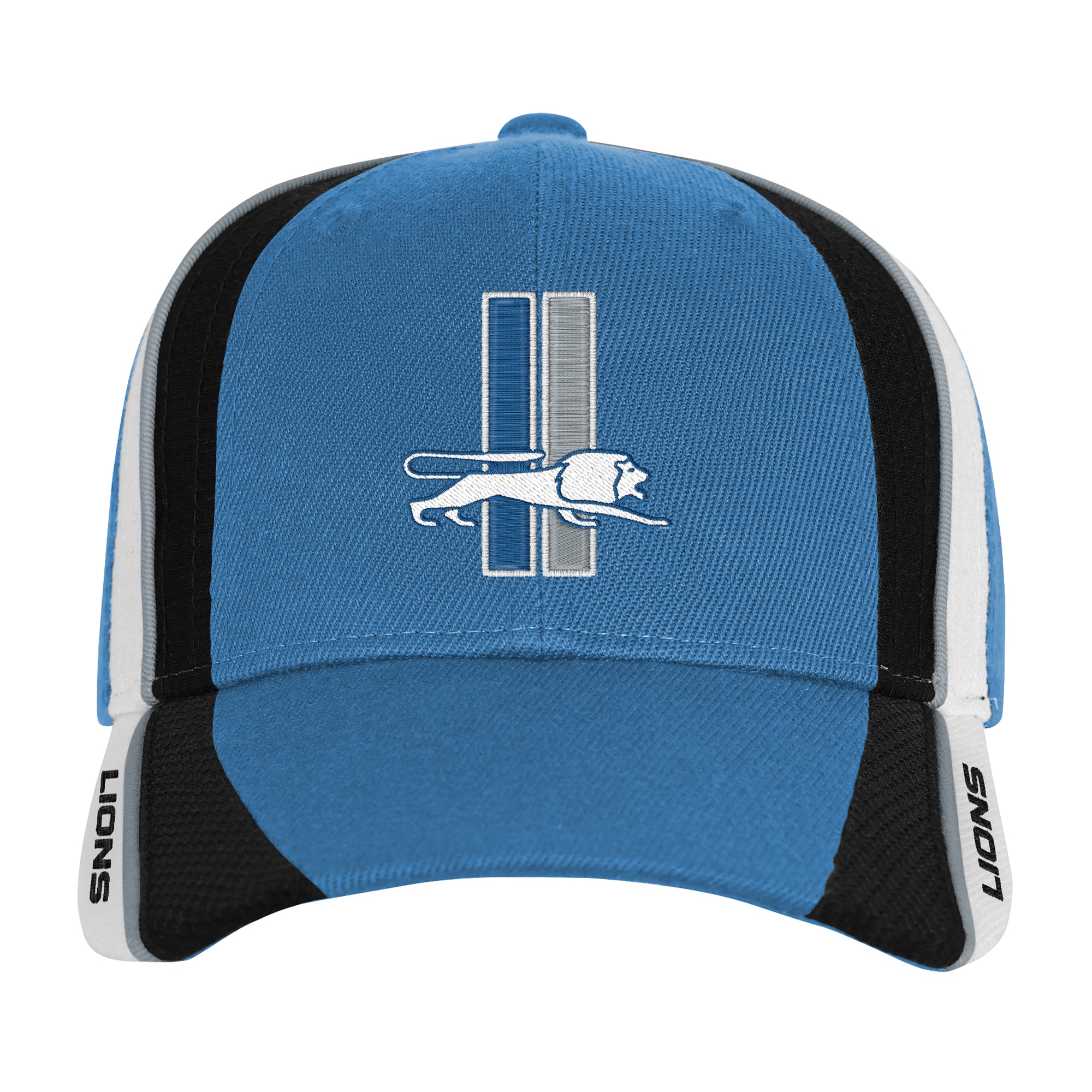 Casquette ajustable Mitchell & Ness Downforce Pro Crown bleu clair pour enfant, Detroit Lions Club
