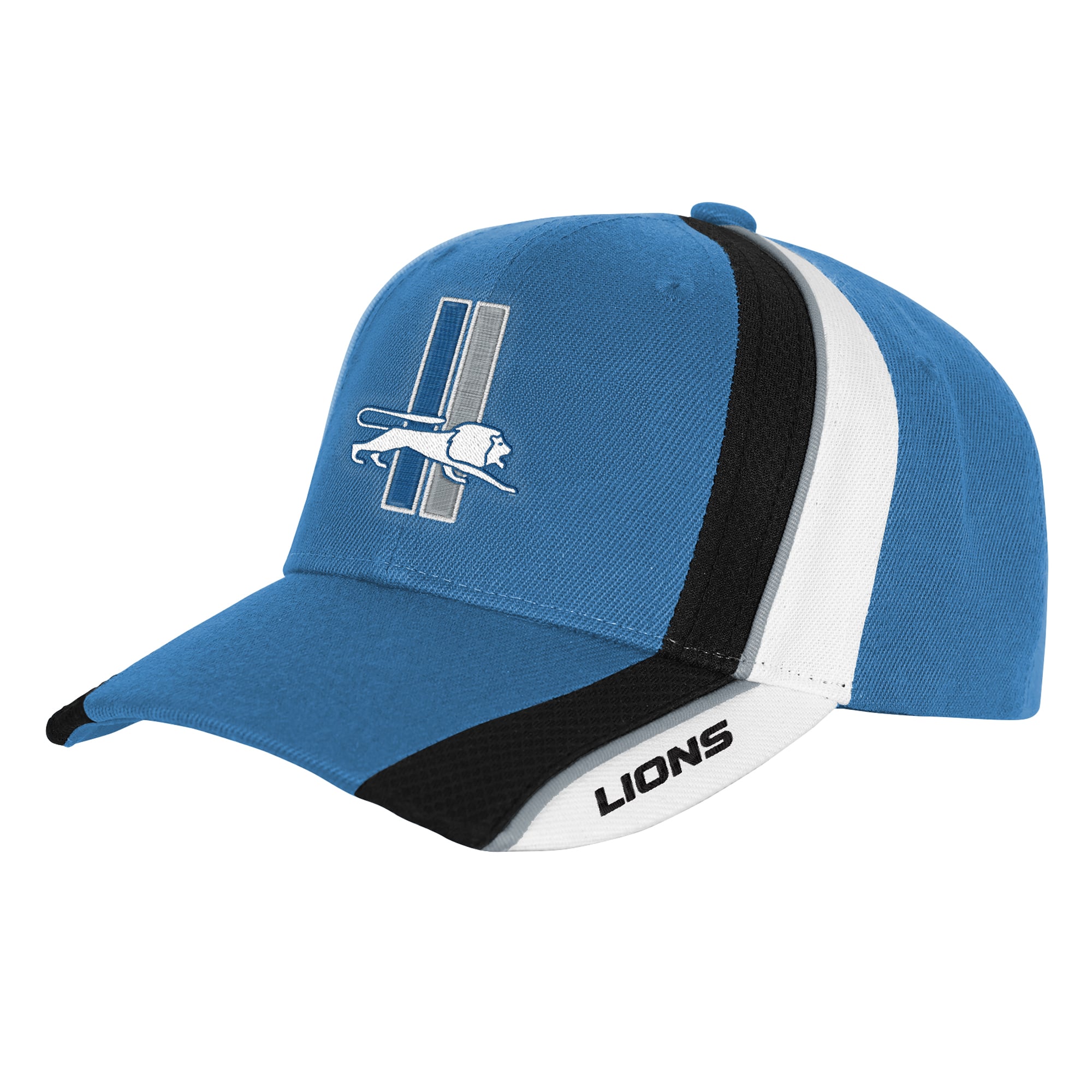 Youth Mitchell & Ness Light Blue Detroit Lions Club Downforce Pro Crown Snapback Hat