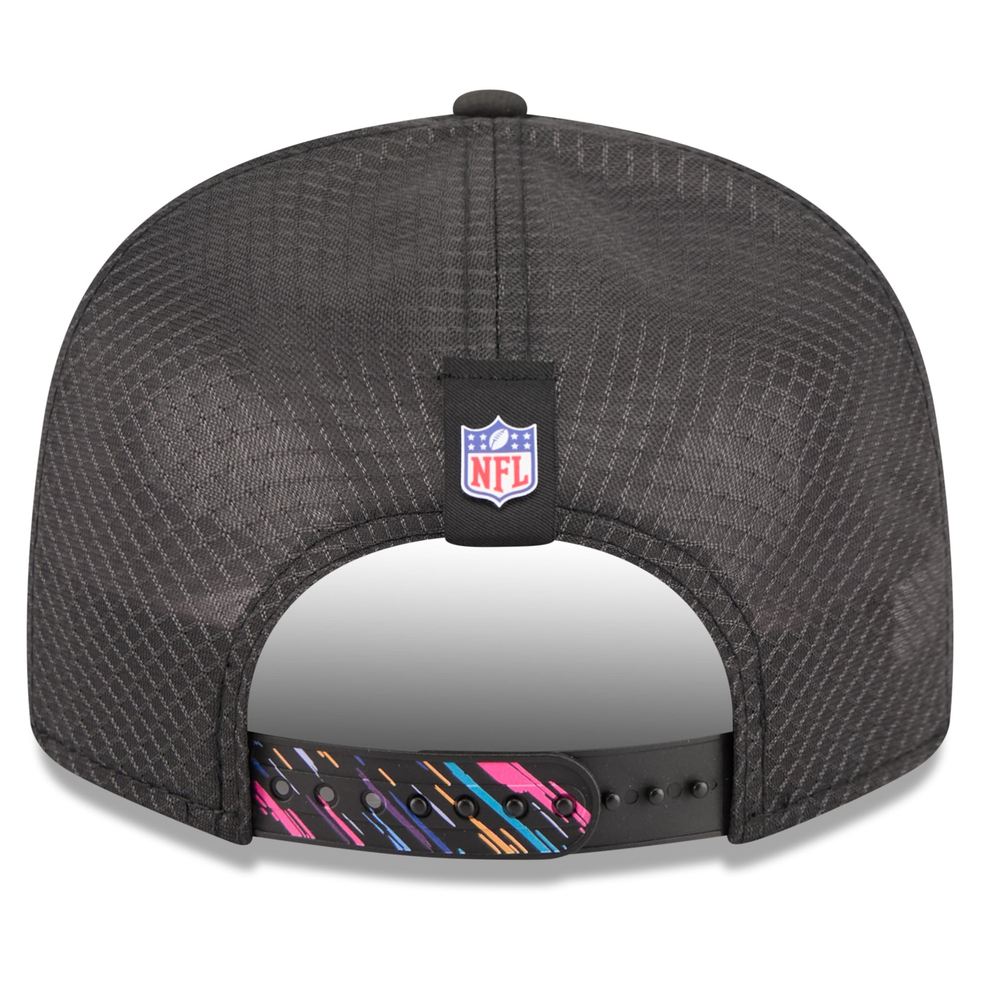 Youth New Era Black Detroit Lions 2026 NFL Crucial Catch 9SEVENTY Adjustable Trucker Hat
