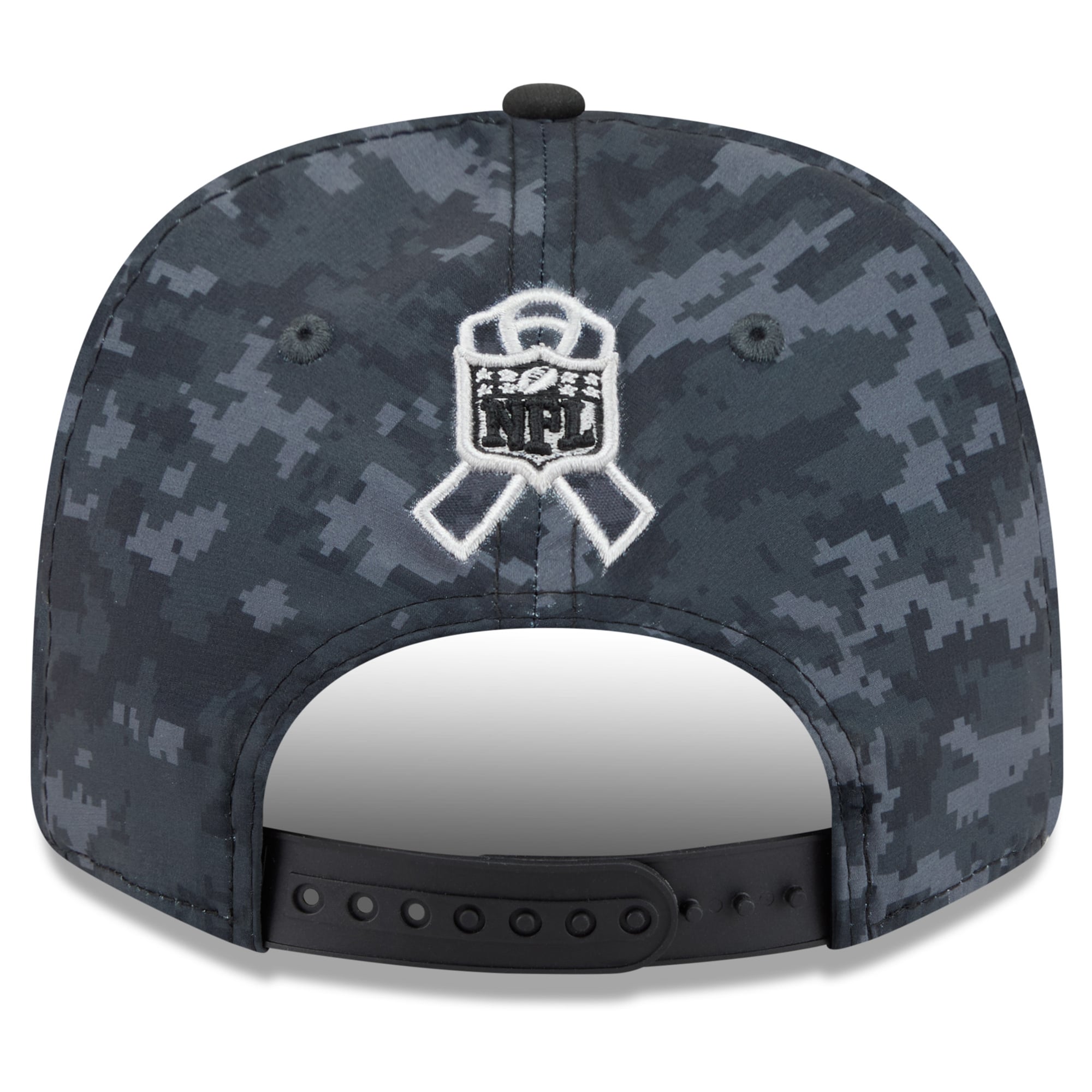 Casquette ajustable New Era noire Detroit Lions 2026 Salute To Service 9SEVENTY pour jeunes