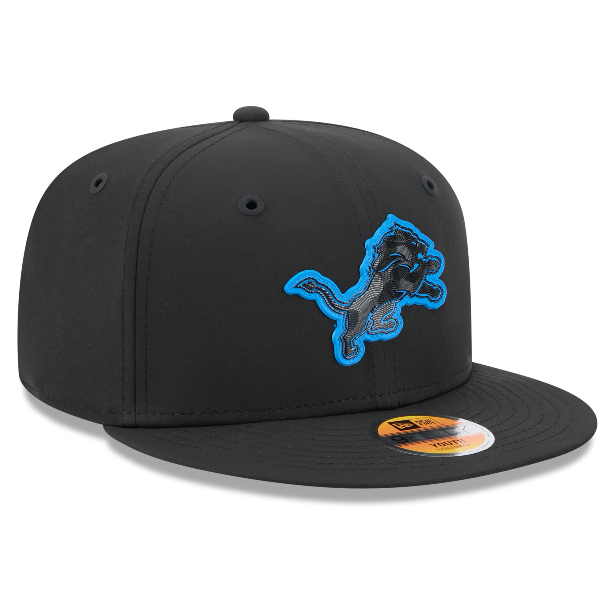 Youth New Era Blue Detroit Lions 2026 Sideline 9FIFTY Snapback Hat