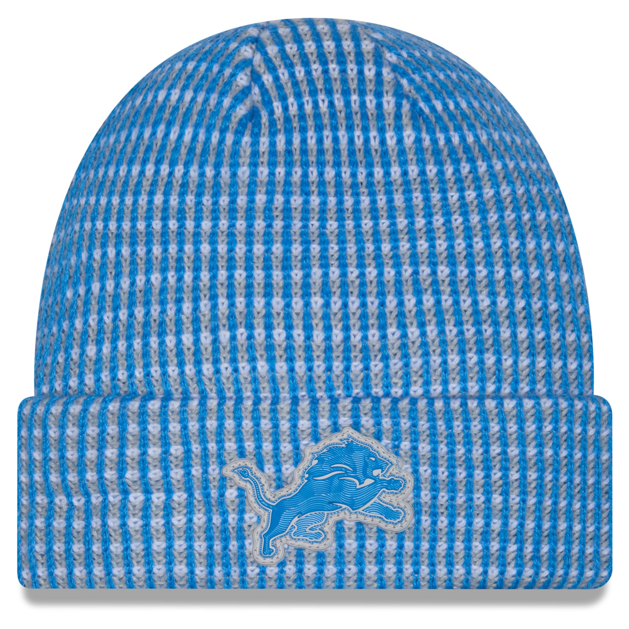 Bonnet à revers New Era bleu Detroit Lions 2026 pour enfant