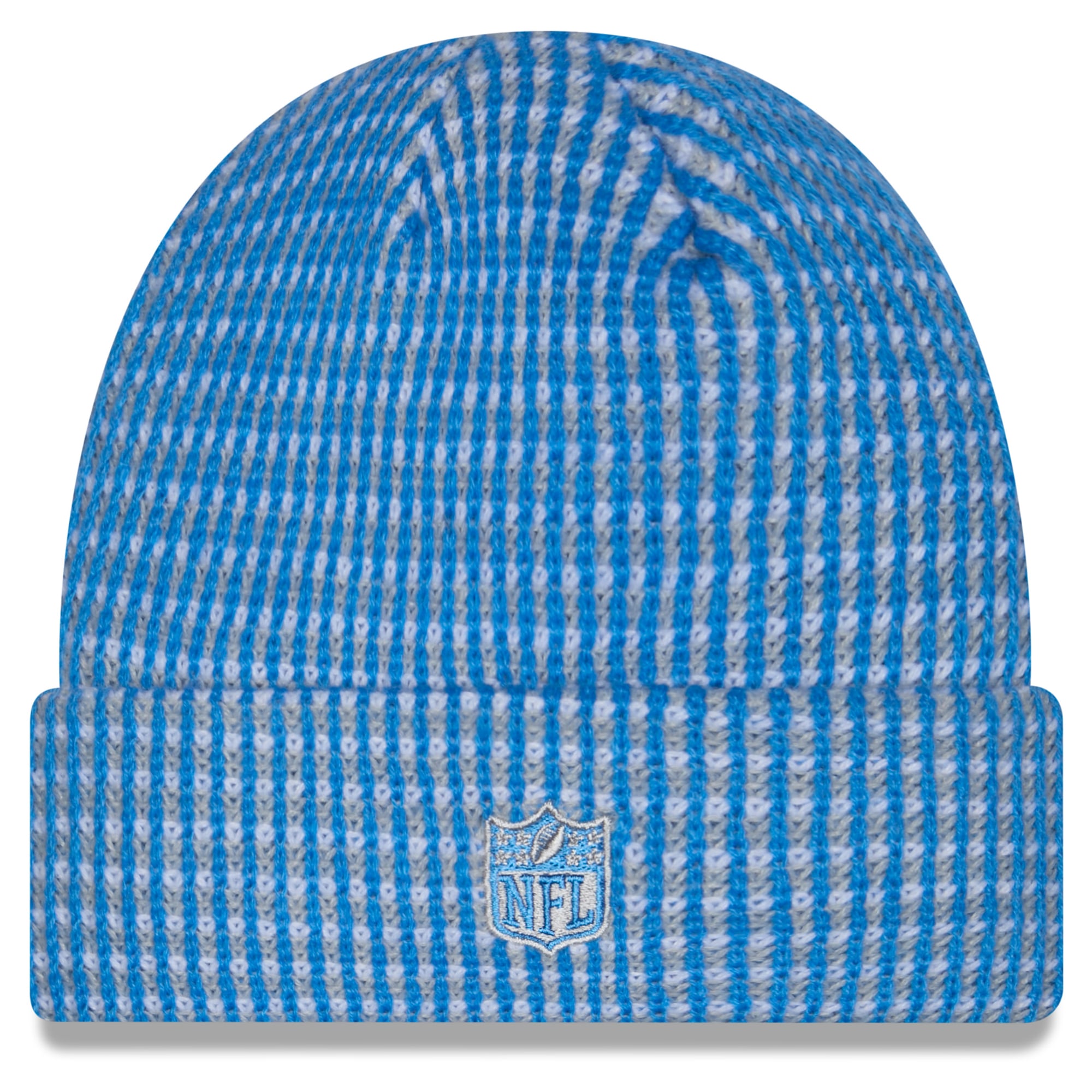 Bonnet à revers New Era bleu Detroit Lions 2026 pour enfant