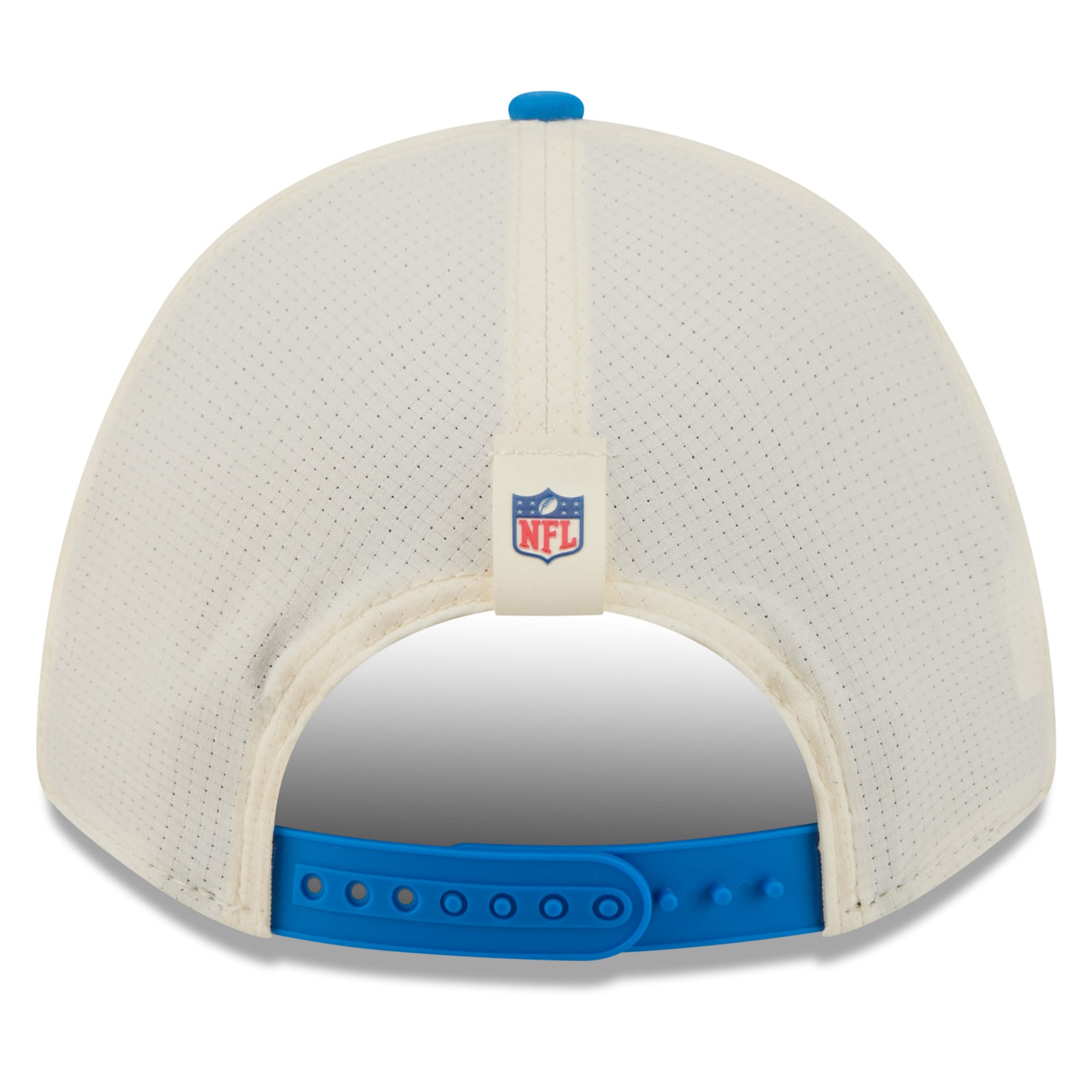 Youth New Era Cream/Blue Detroit Lions 2026 Training Camp 9FORTY M-Crown Adjustable Hat