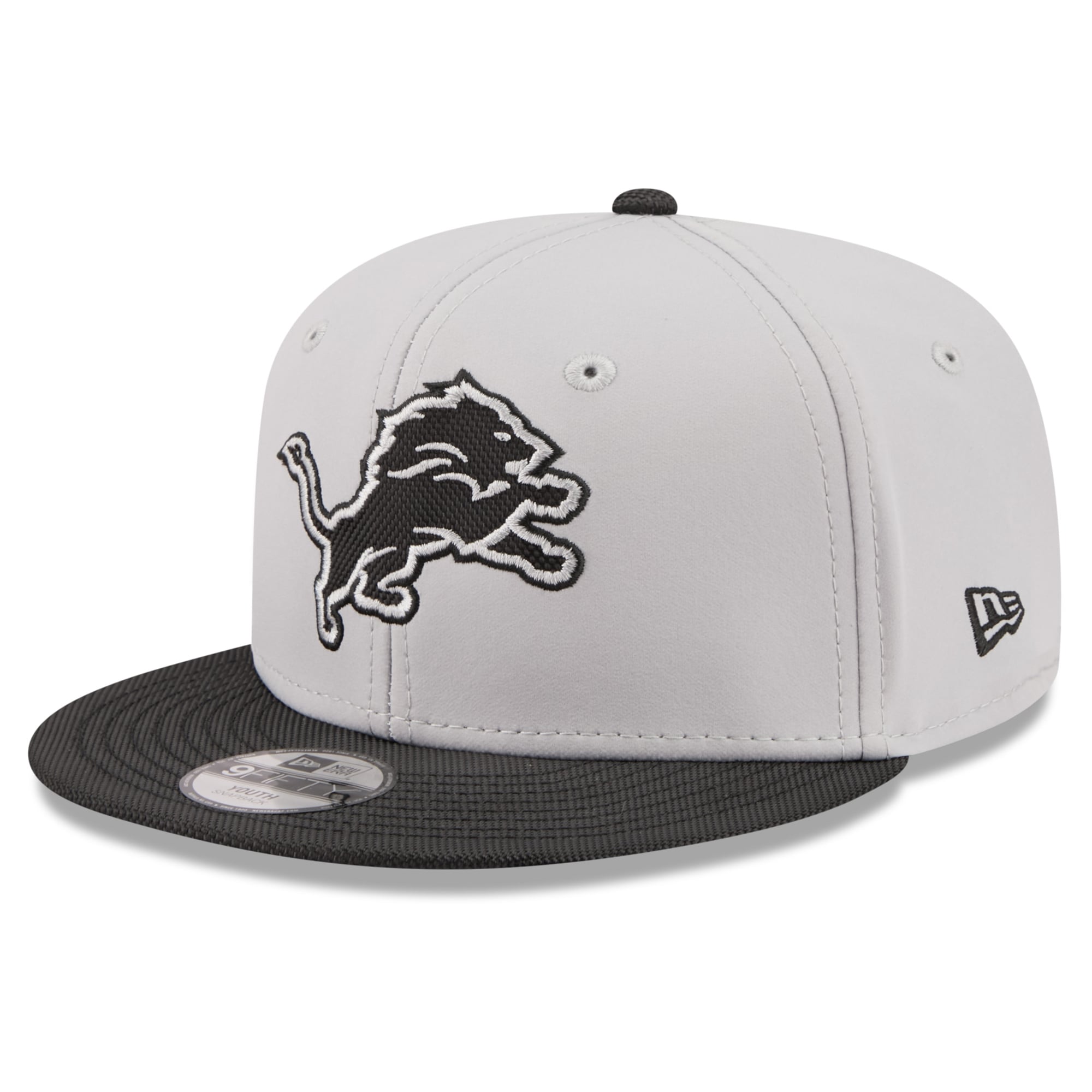 Youth New Era Silver Detroit Lions 2026 Rivalries Collection 9FIFTY Snapback Hat