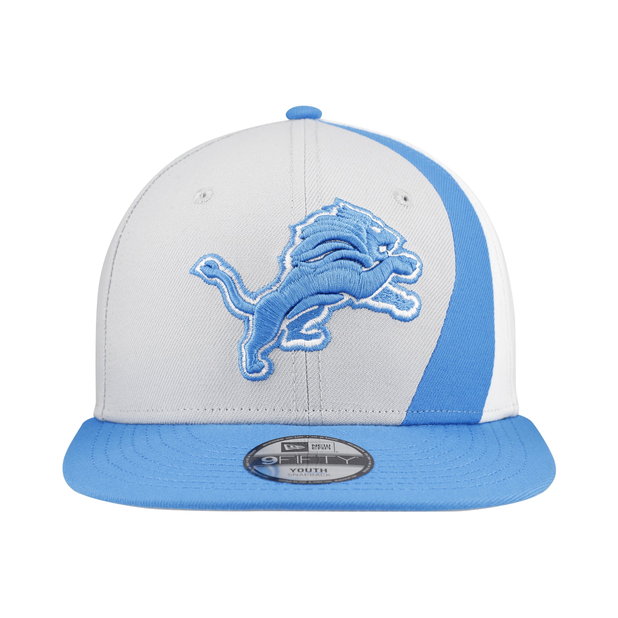 Casquette snapback New Era blanche Detroit Lions Shock 9FIFTY pour jeunes