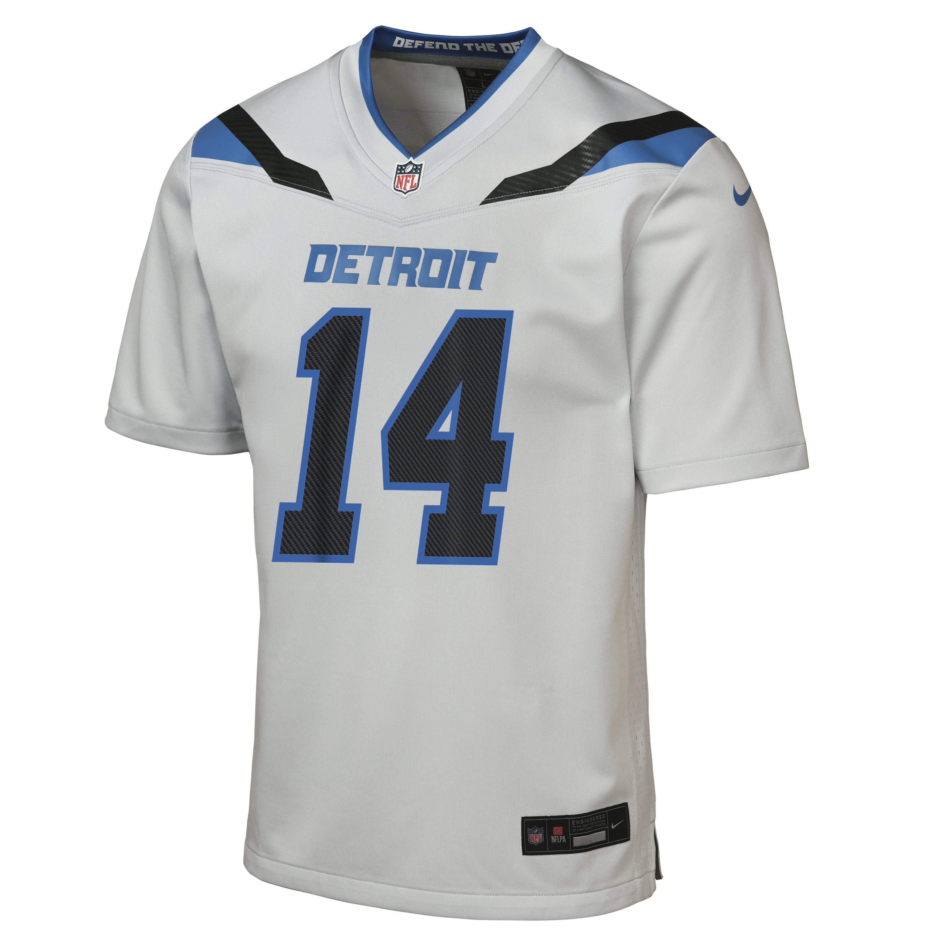 Youth Nike Amon-Ra St. Brown Silver Detroit Lions 2026 Rivalries Collection Game Jersey