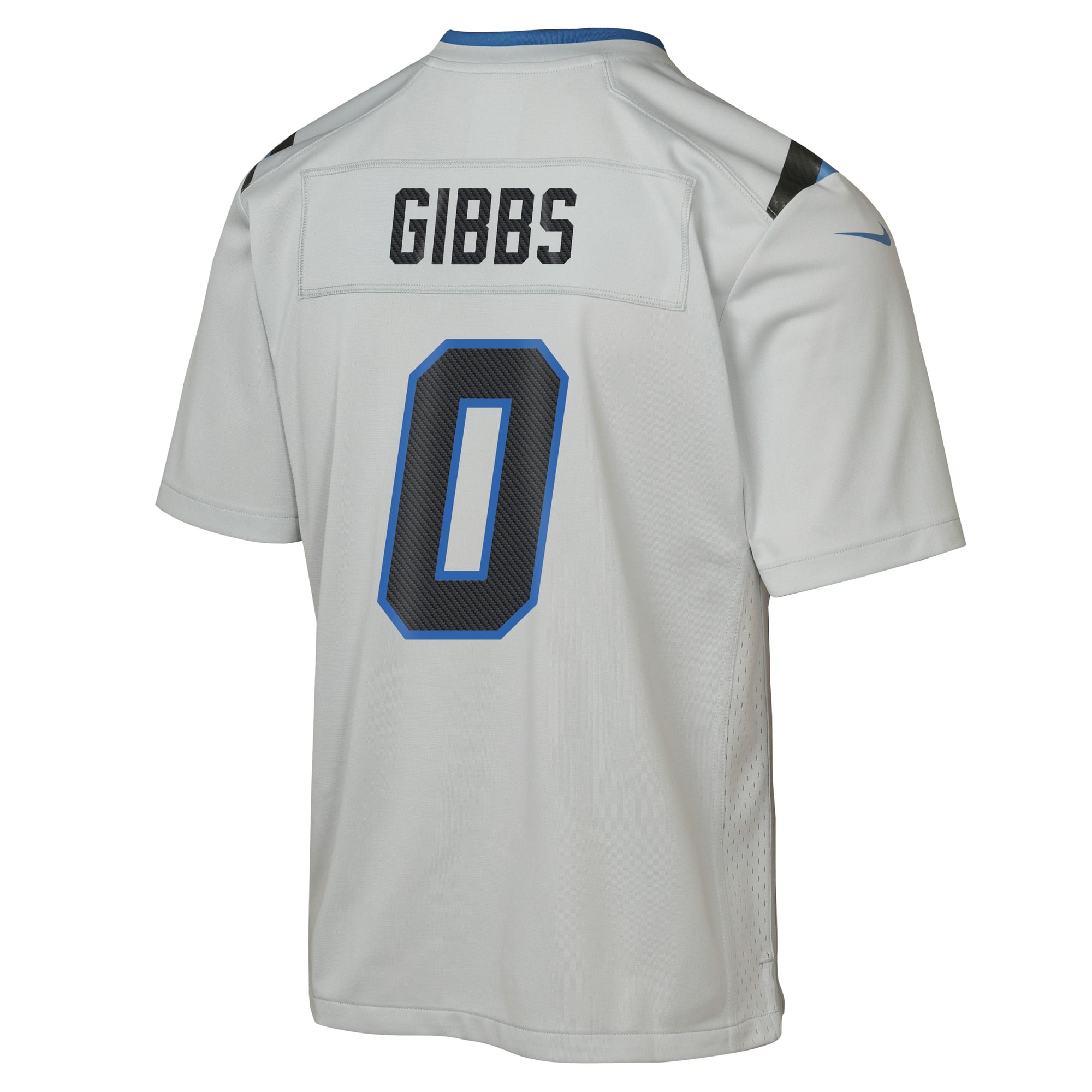 Youth Nike Jahmyr Gibbs Silver Detroit Lions 2026 Rivalries Collection Game Jersey