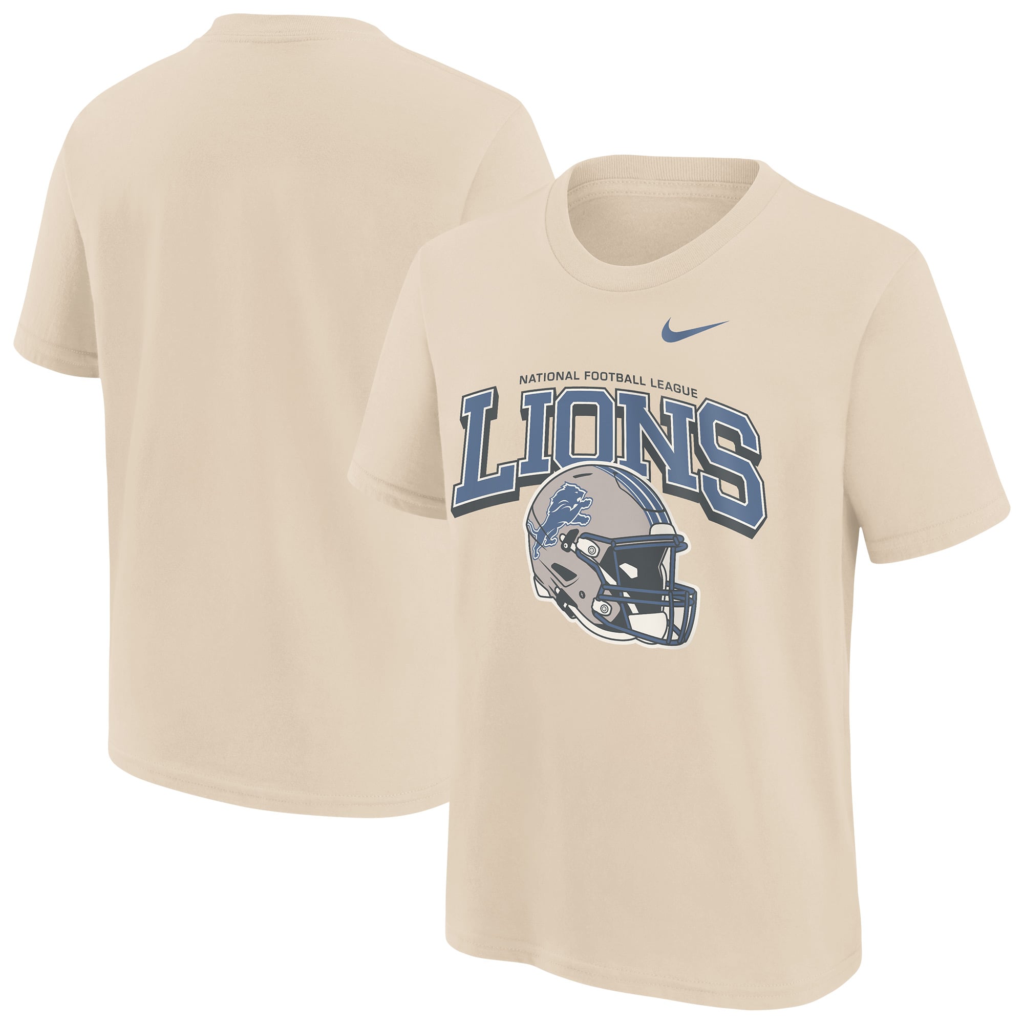 Youth Nike Natural Detroit Lions Vintage Mod Easy Lane T-Shirt