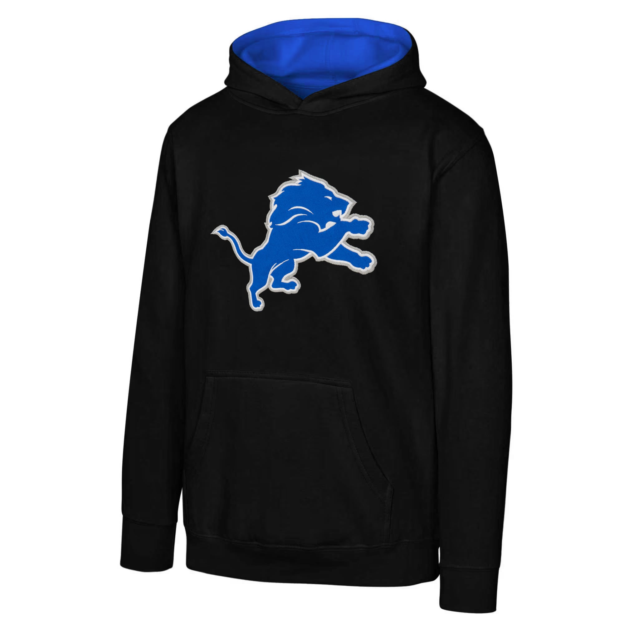 Sweat à capuche Youth Outerstuff Black Detroit Lions Prime