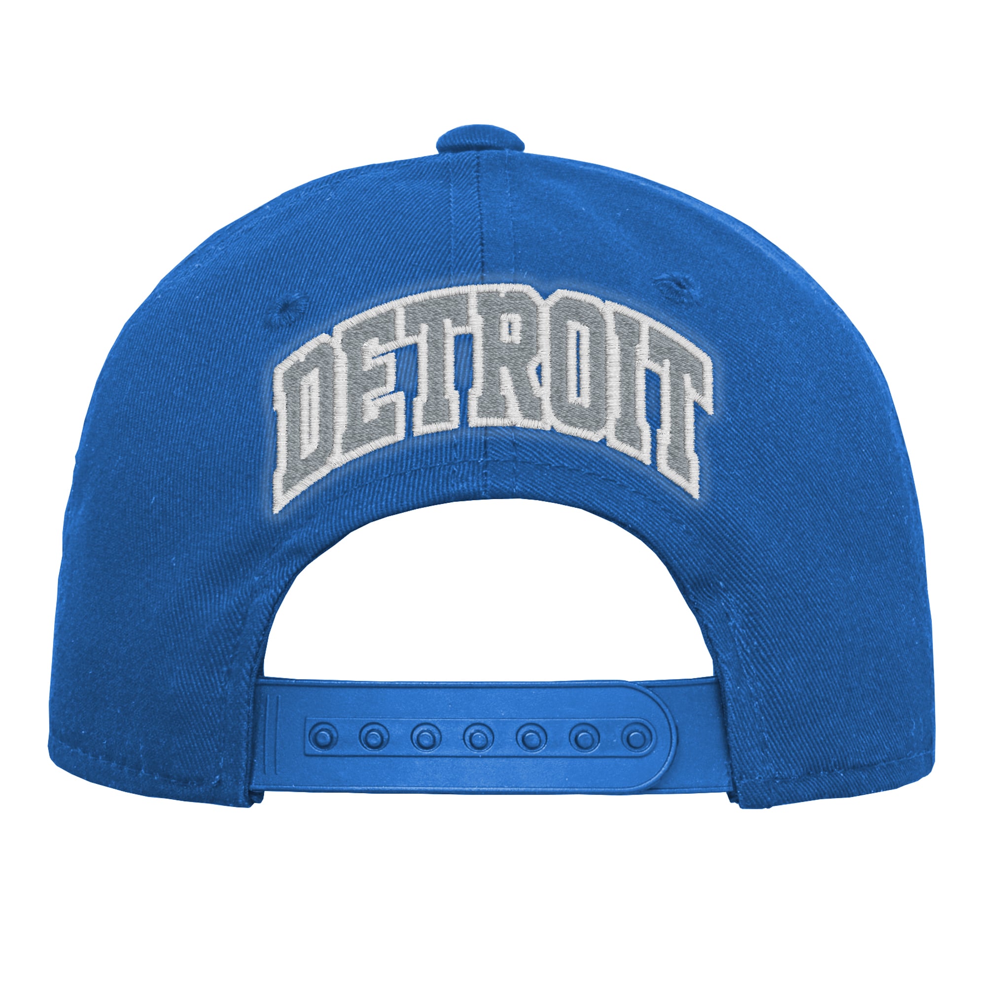 Youth Outerstuff Blue Detroit Lions Pre-Curved Snapback Hat
