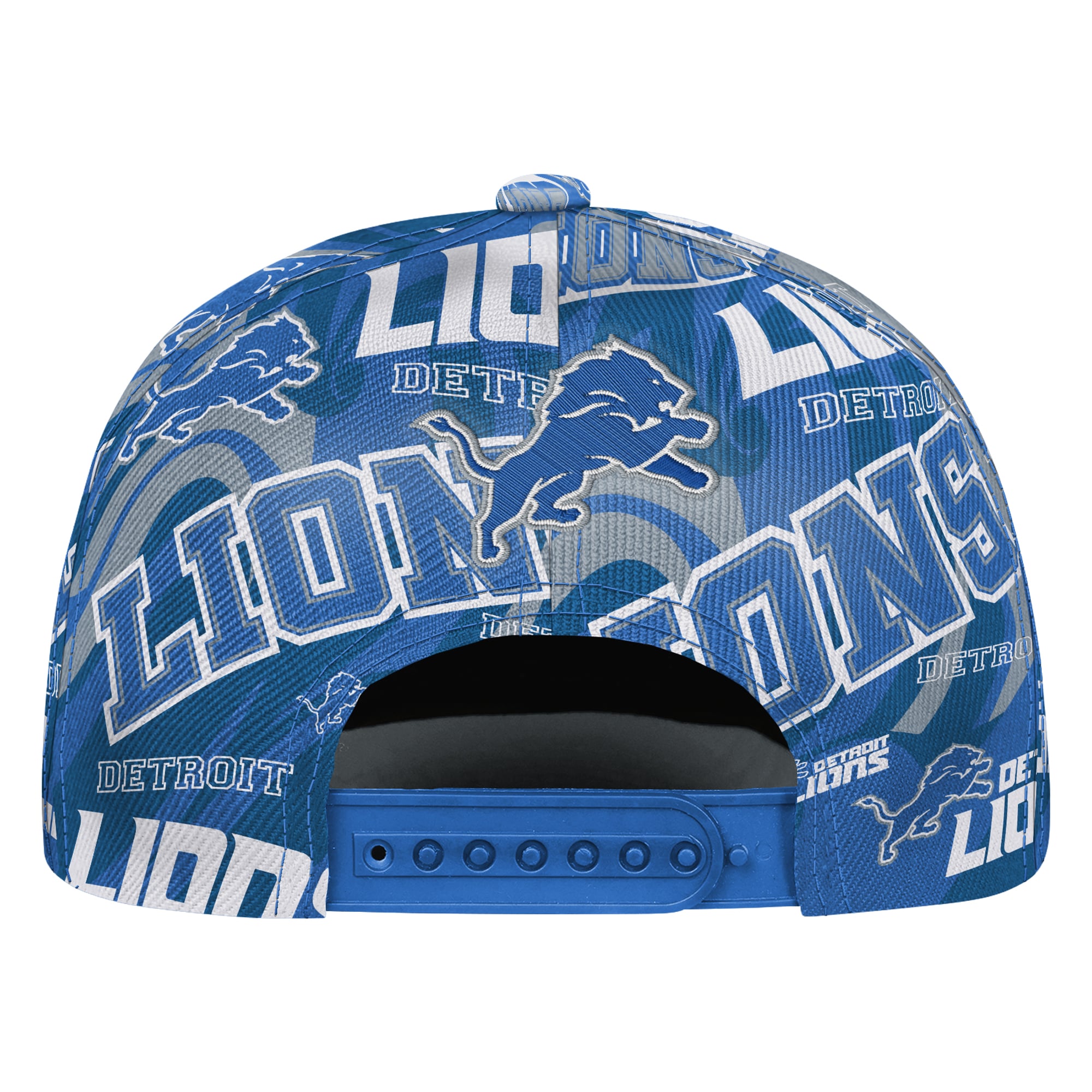 Youth Outerstuff Blue Detroit Lions Shift Adjustable Hat