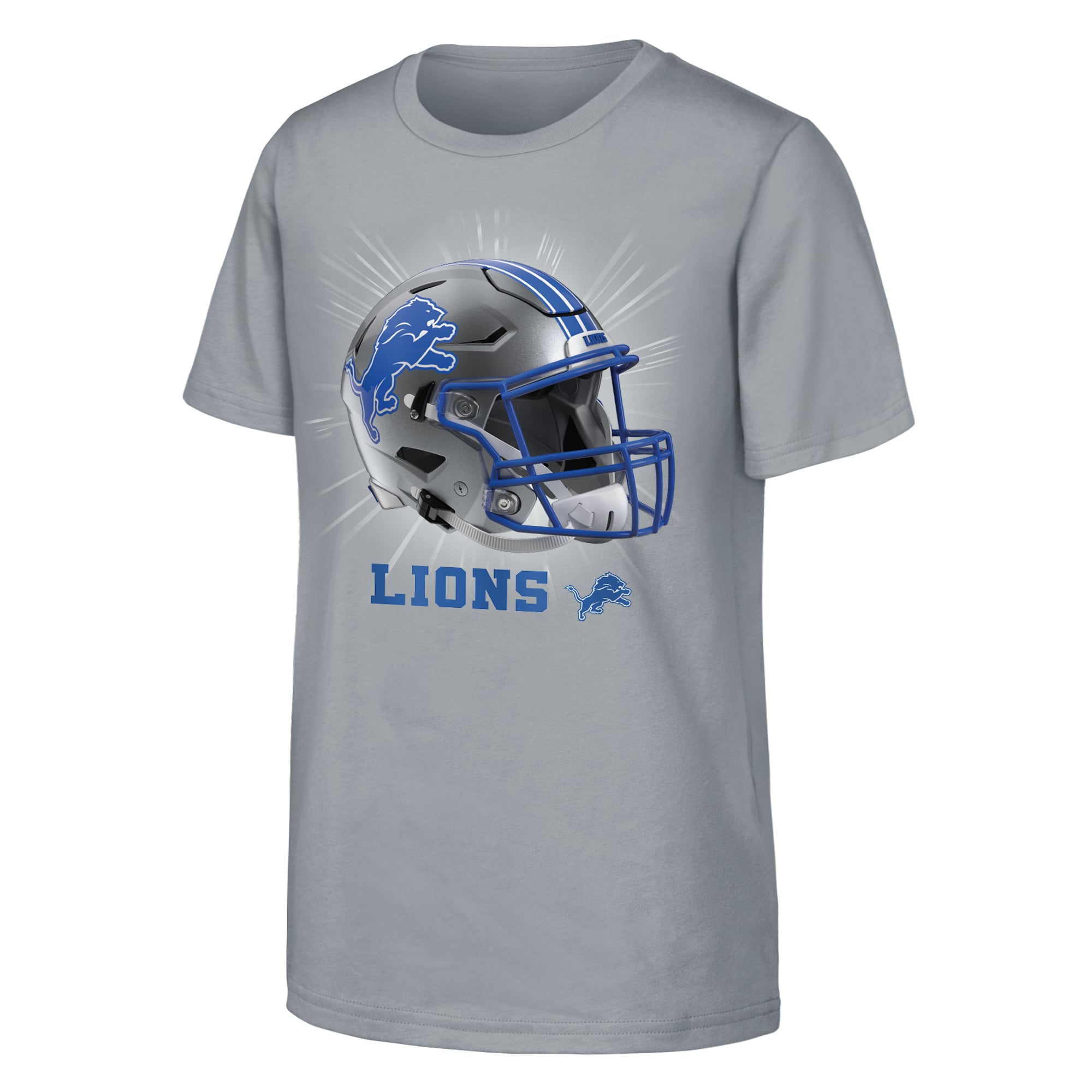 T-shirt gris Youth Outerstuff Detroit Lions « Mentalité de gagnant »