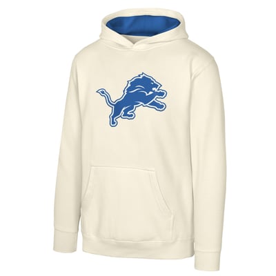 Detroit Lions Outerstuff Youth Prime Pullover Hoodie - Natural
